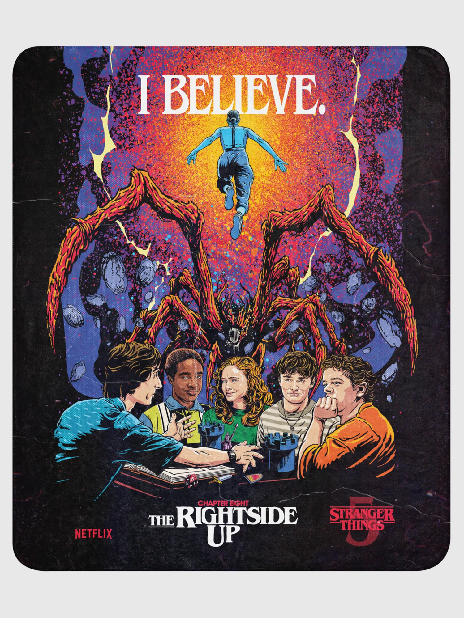 Stranger Things Season 5 x Butcher Billy The Rightside Up Blanket - Image 6