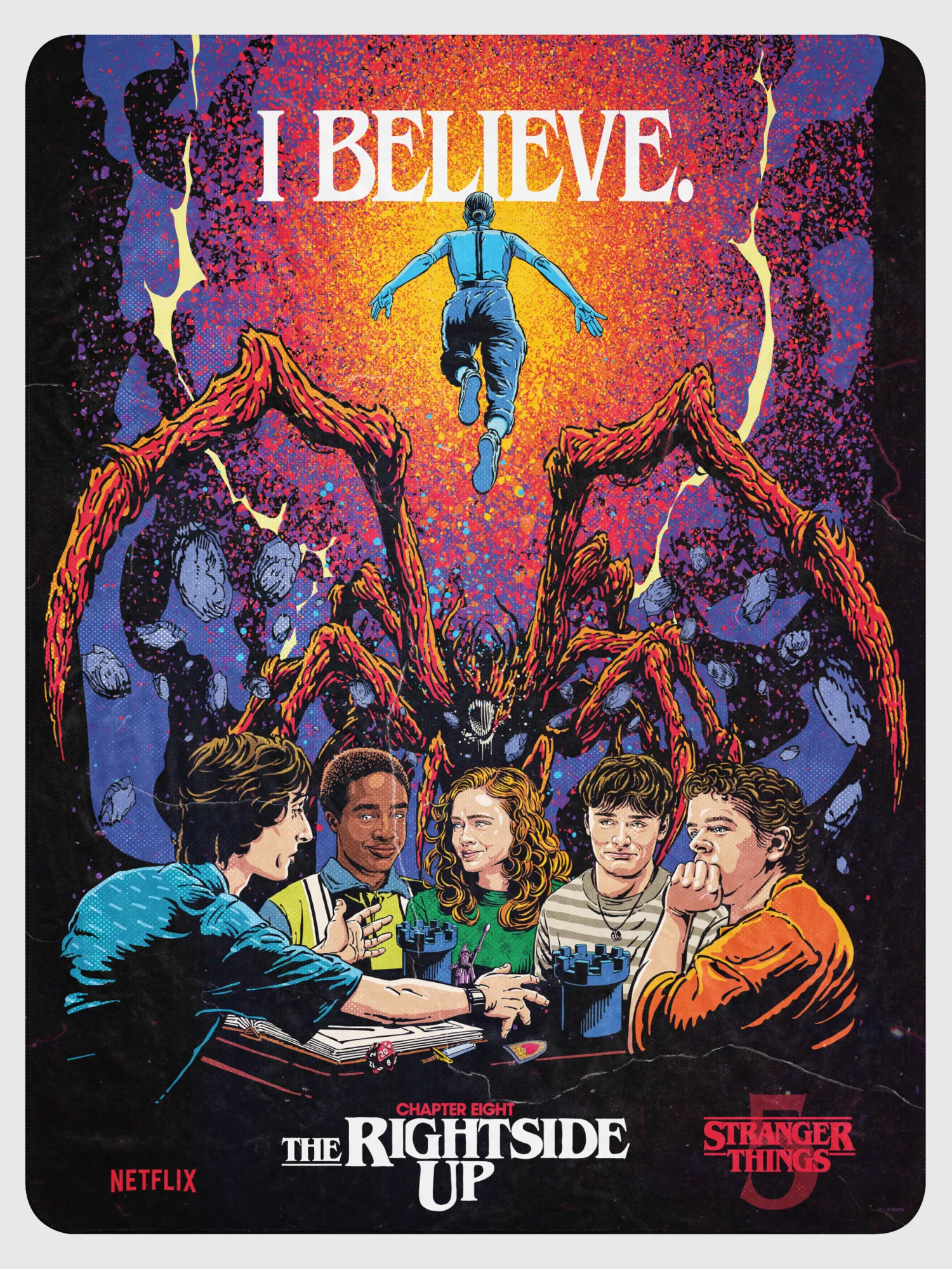 Stranger Things Season 5 x Butcher Billy The Rightside Up Blanket - Image 8