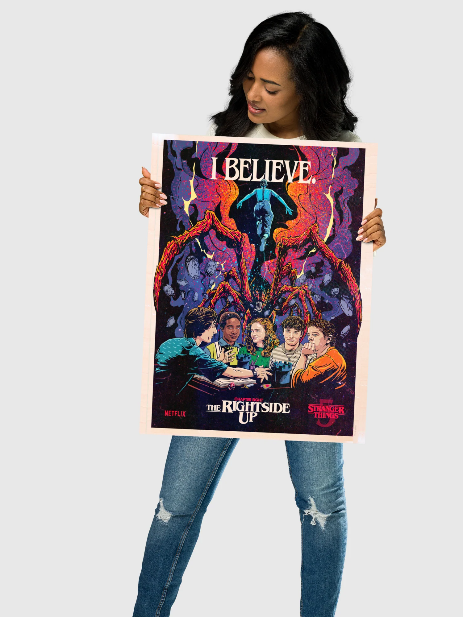 Stranger Things Season 5 x Butcher Billy The Rightside Up Premium Poster - Image 2