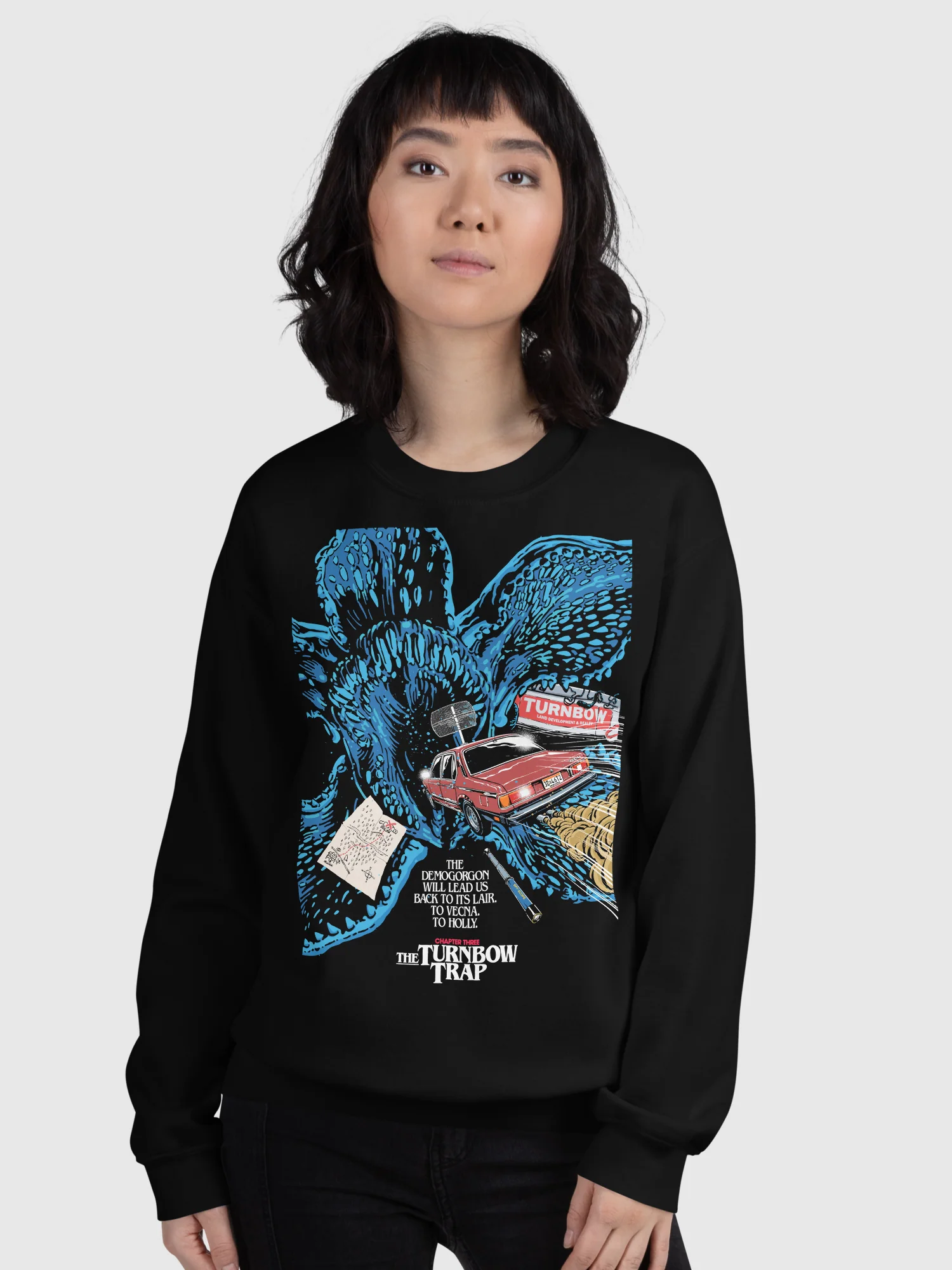 Stranger Things Season 5 x Butcher Billy The Turnbow Trap Crewneck - Image 3