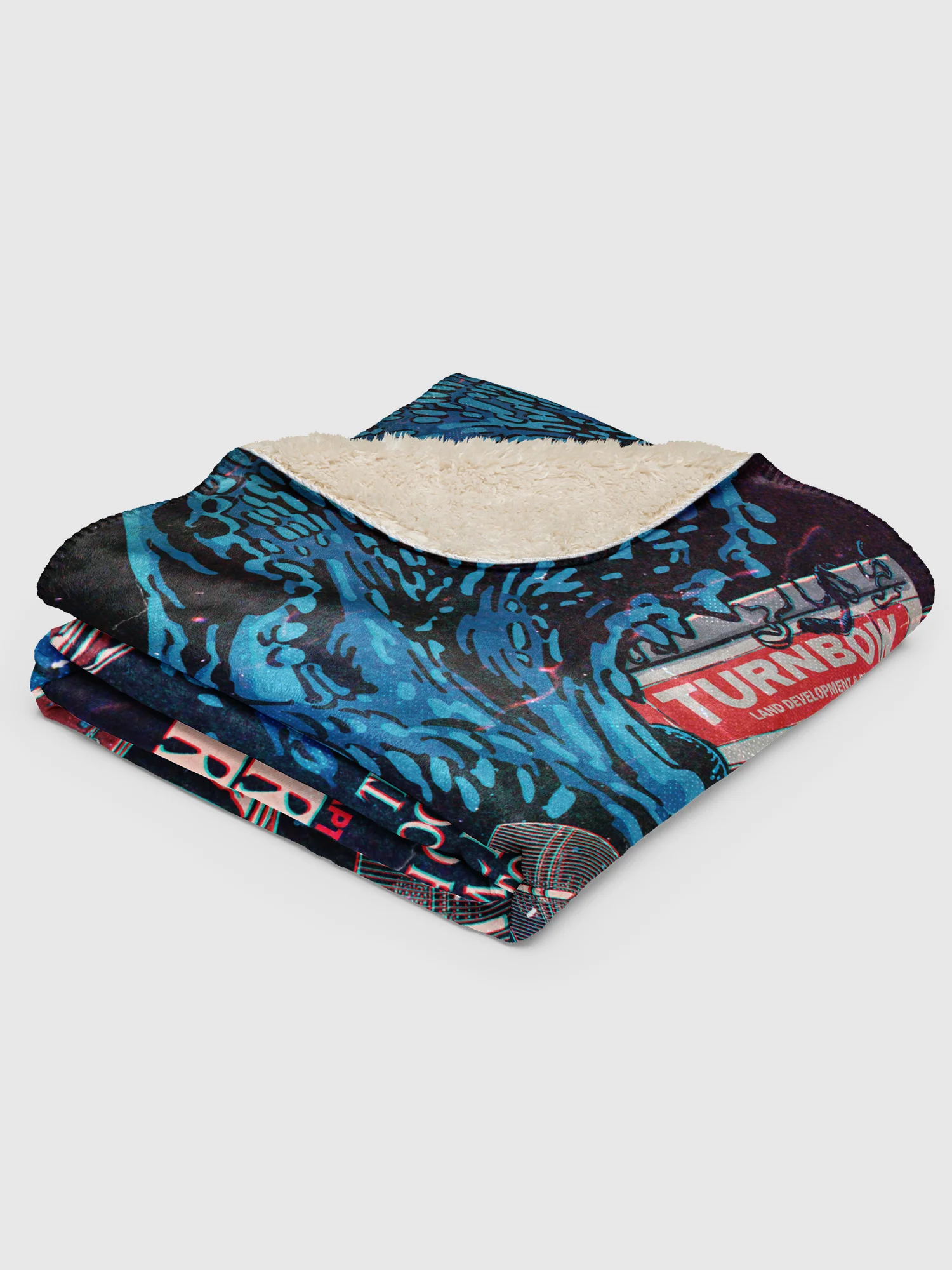 Stranger Things Season 5 x Butcher Billy The Turnbow Trap Sherpa Blanket - Image 3