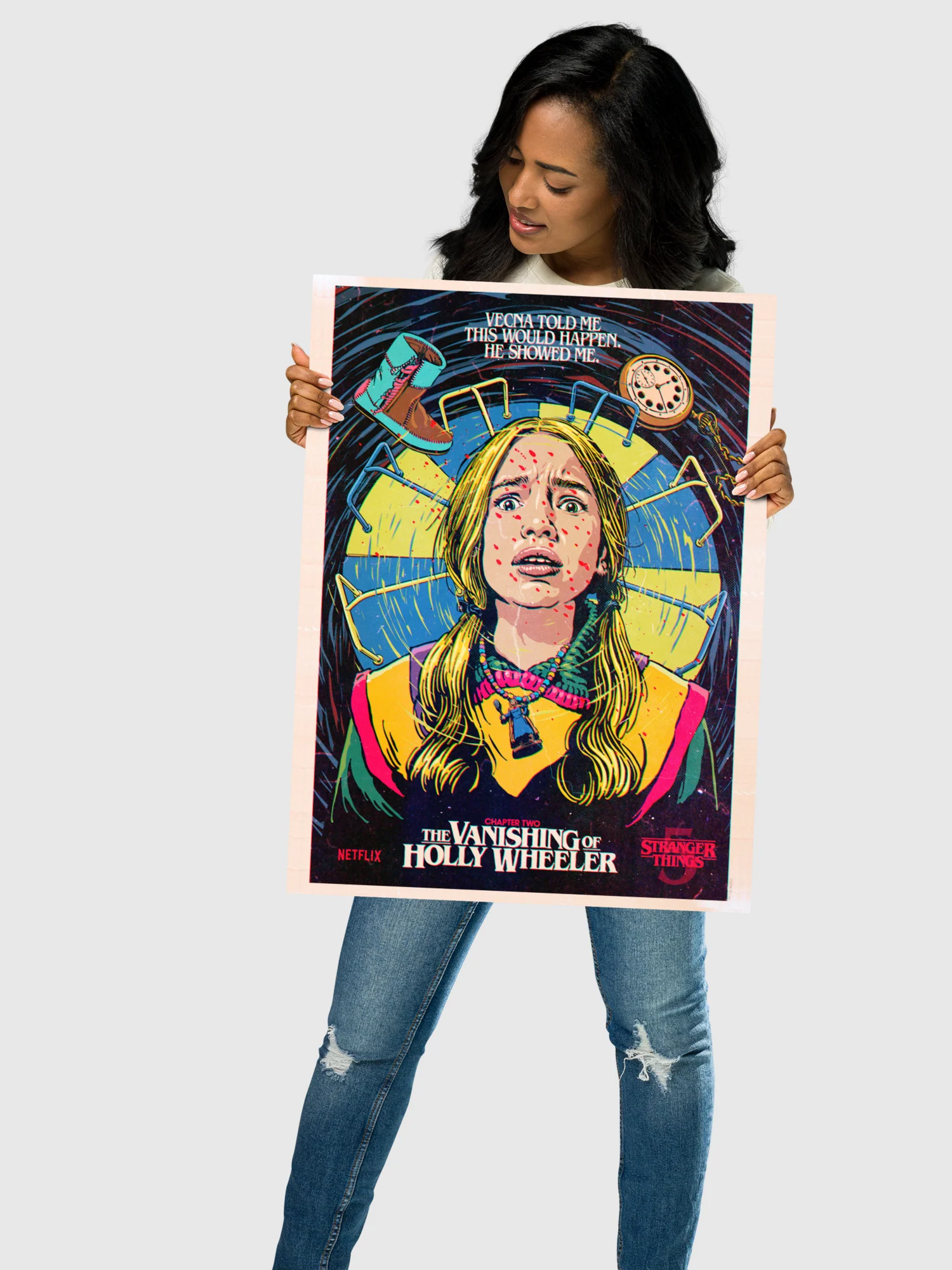 Stranger Things Season 5 x Butcher Billy The Vanishing of Holly Wheeler Premium Poster - Image 2
