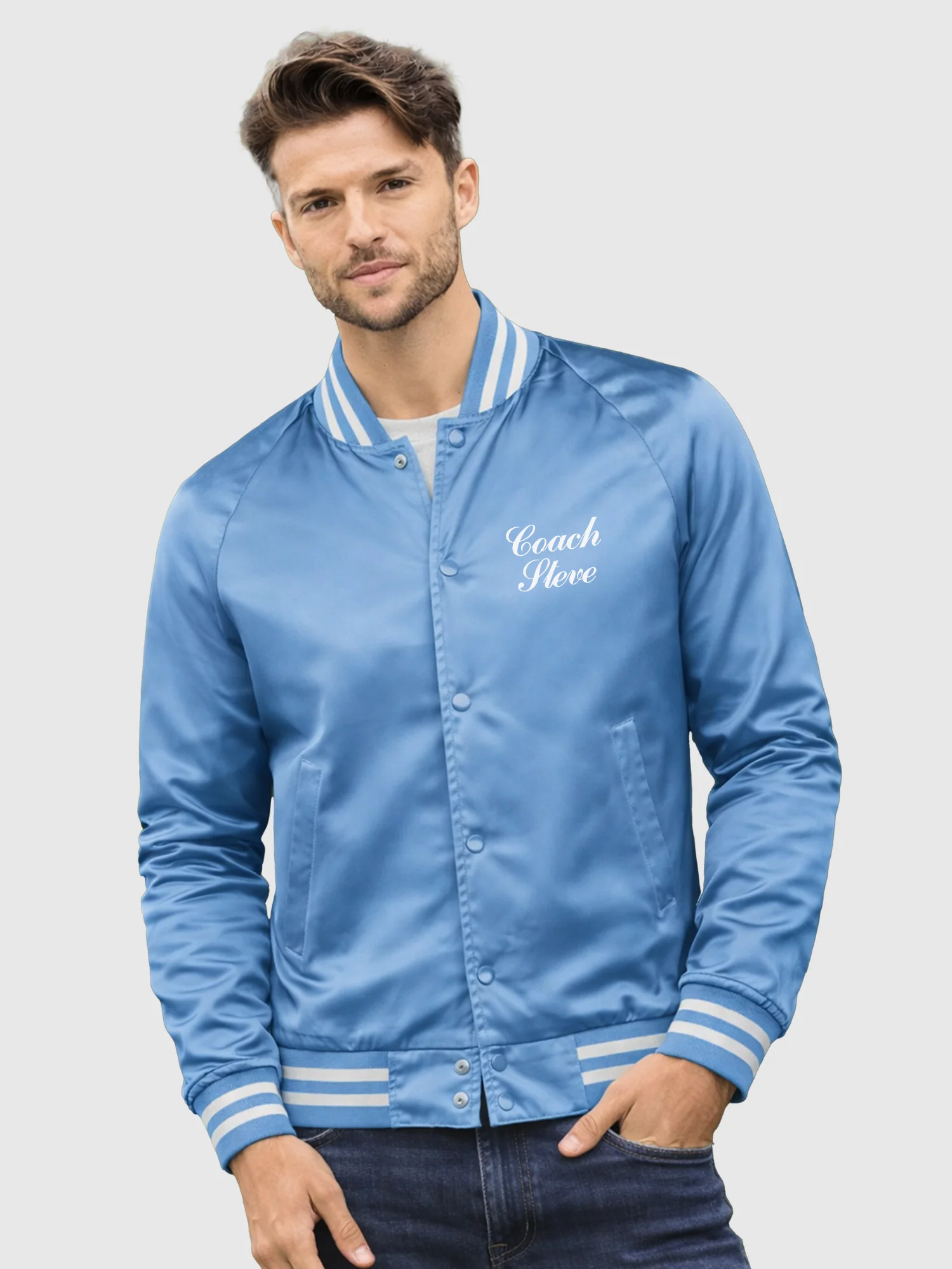 Stranger Things Steve Baseball Jacket - Image 3