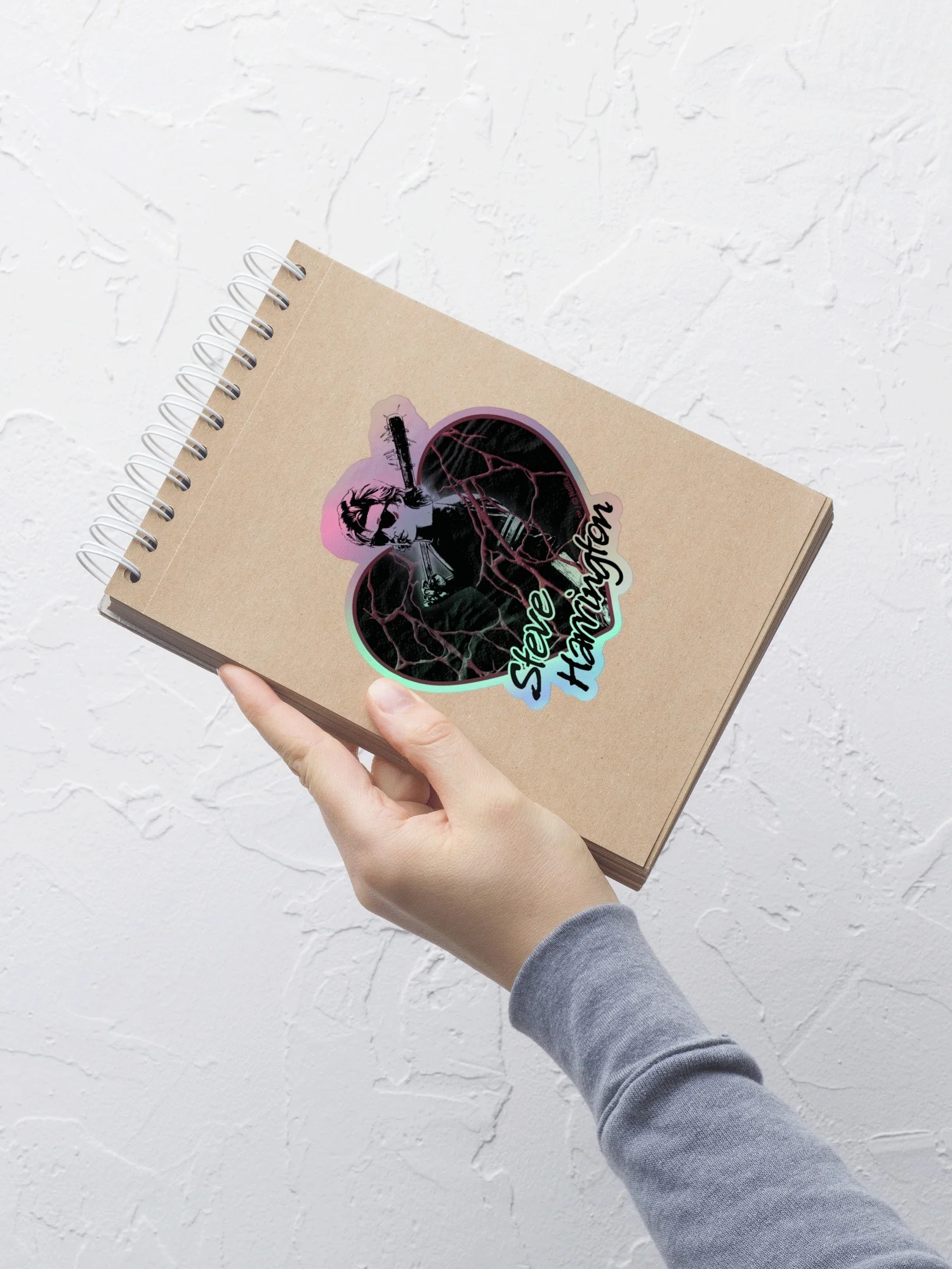 Stranger Things Steve Holographic Sticker - Image 2