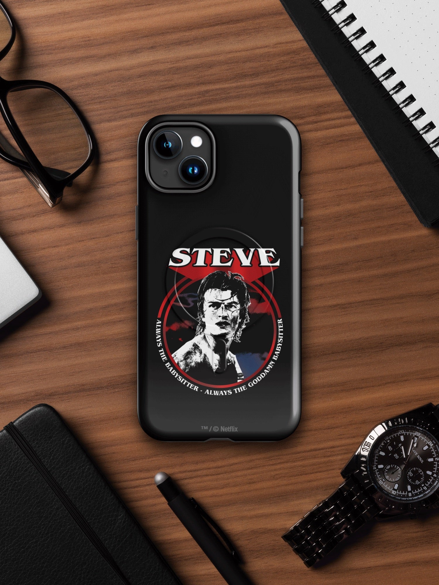 Stranger Things Steve iPhone® Magsafe Tough Case - Image 12