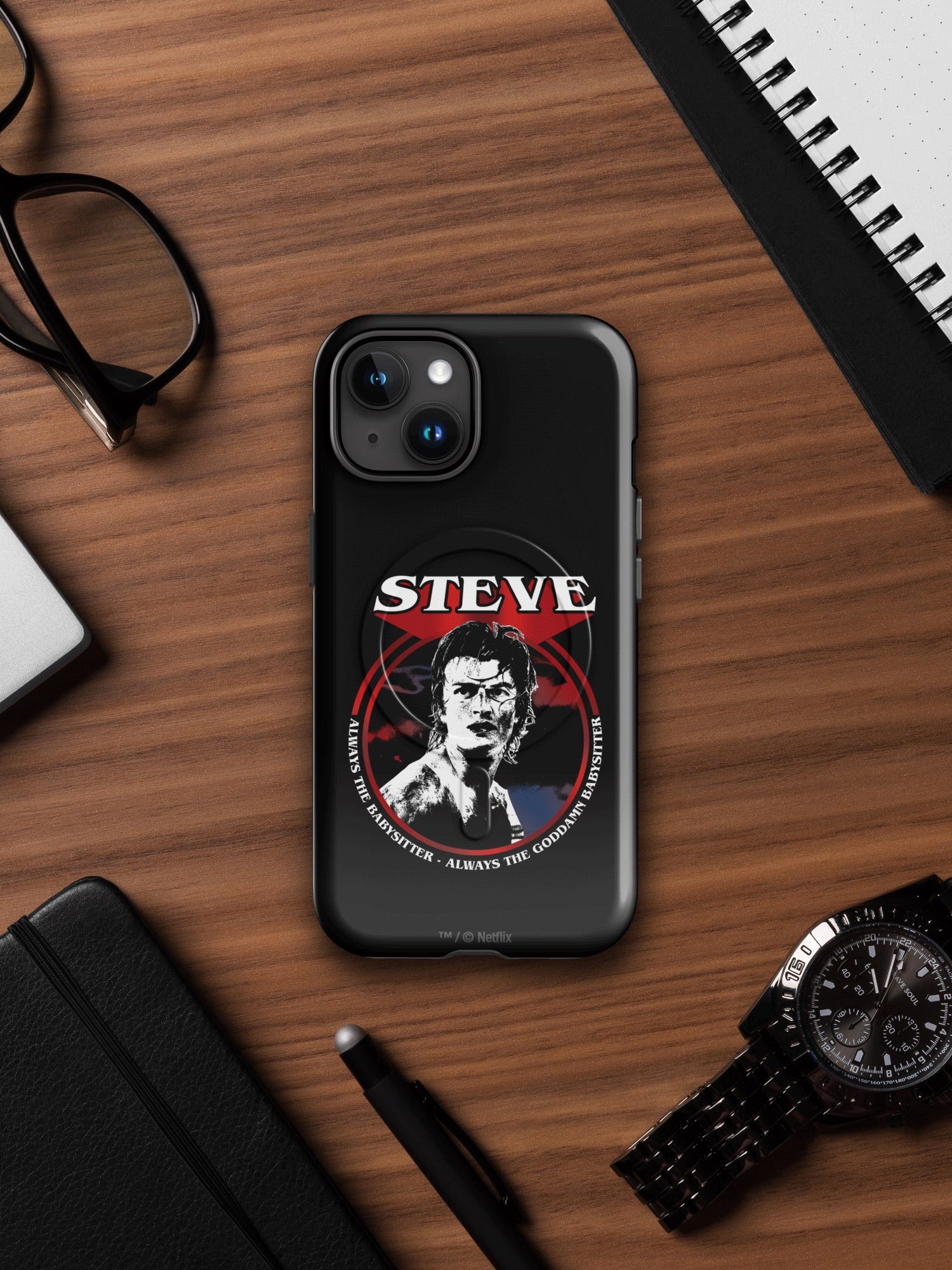 Stranger Things Steve iPhone® Magsafe Tough Case - Image 14