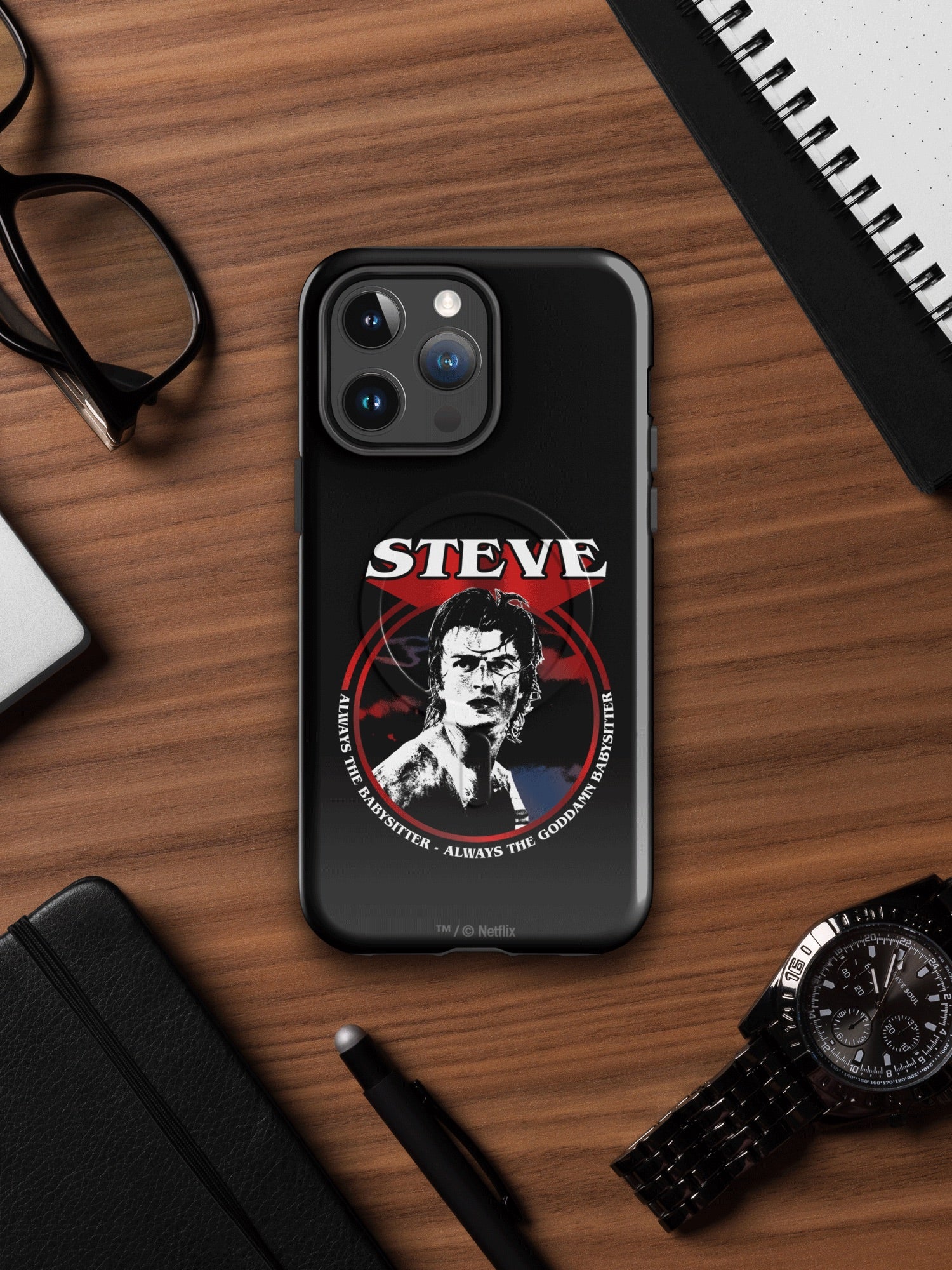 Stranger Things Steve iPhone® Magsafe Tough Case - Image 16