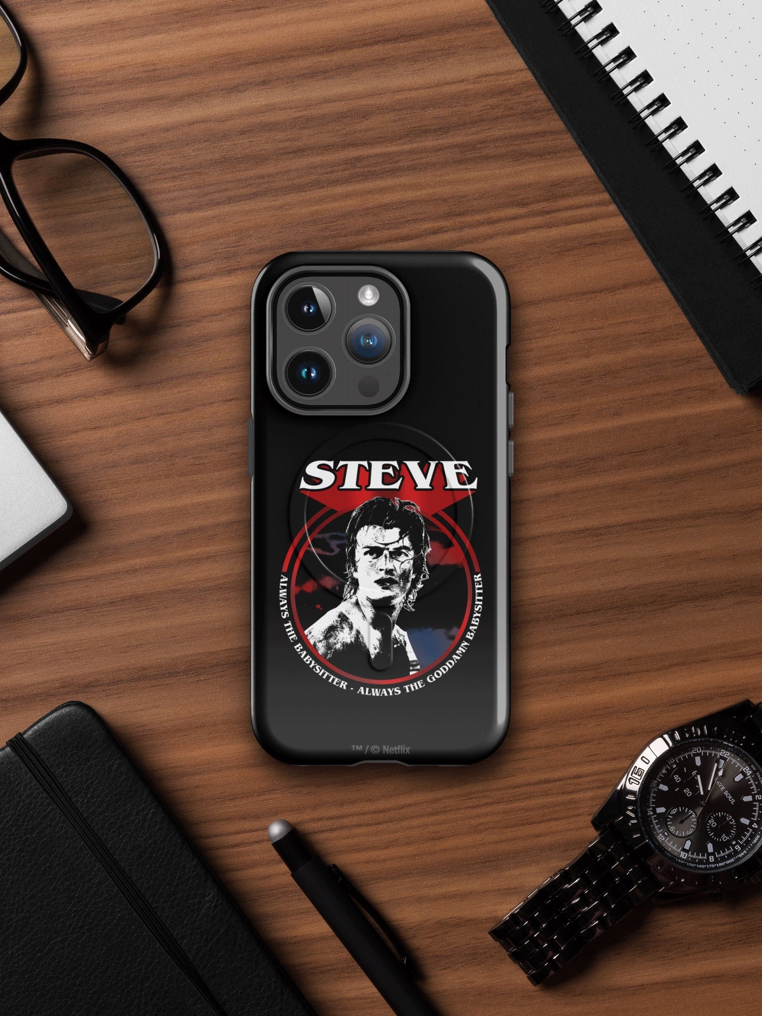 Stranger Things Steve iPhone® Magsafe Tough Case - Image 17
