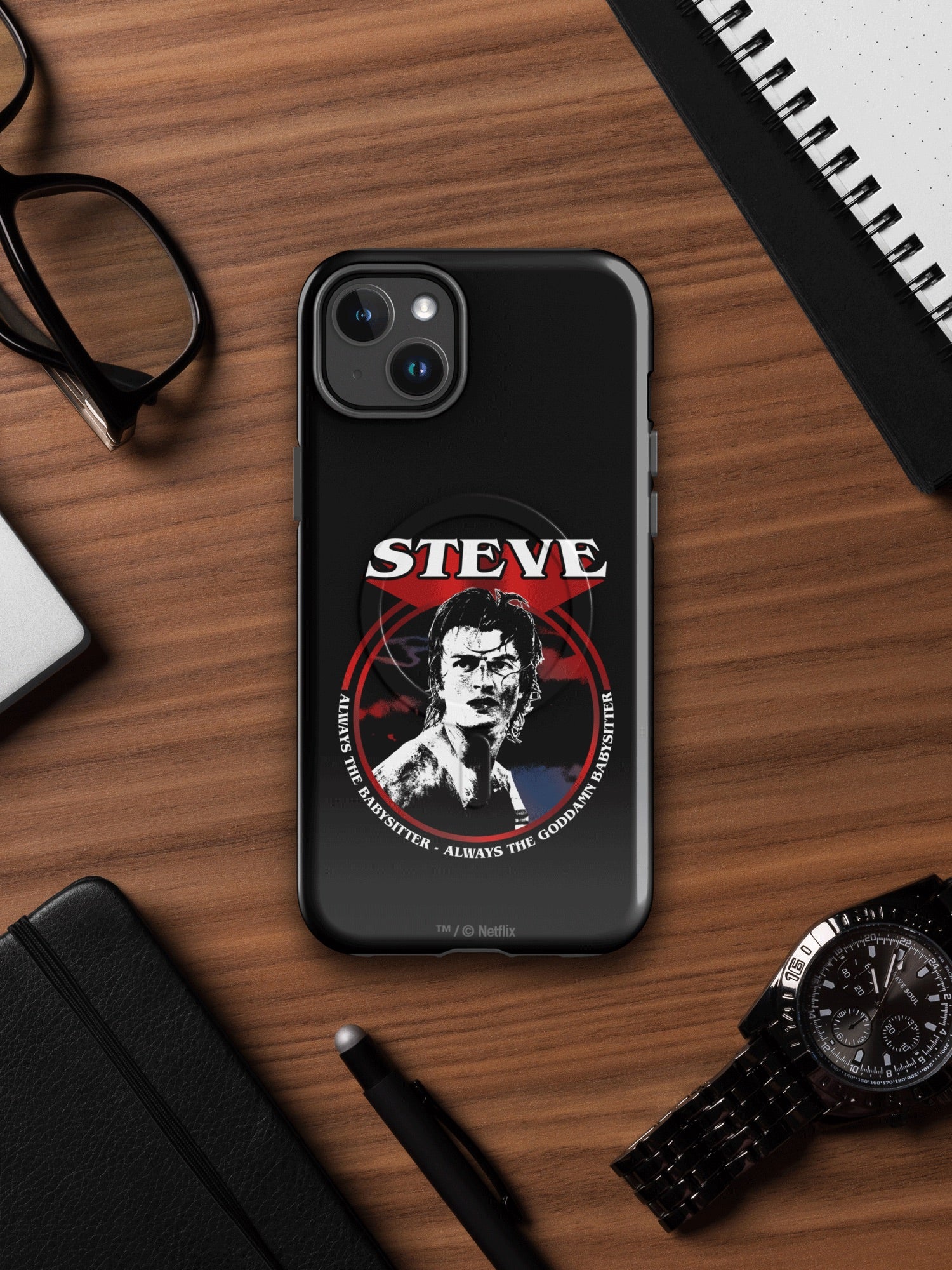 Stranger Things Steve iPhone® Magsafe Tough Case - Image 19