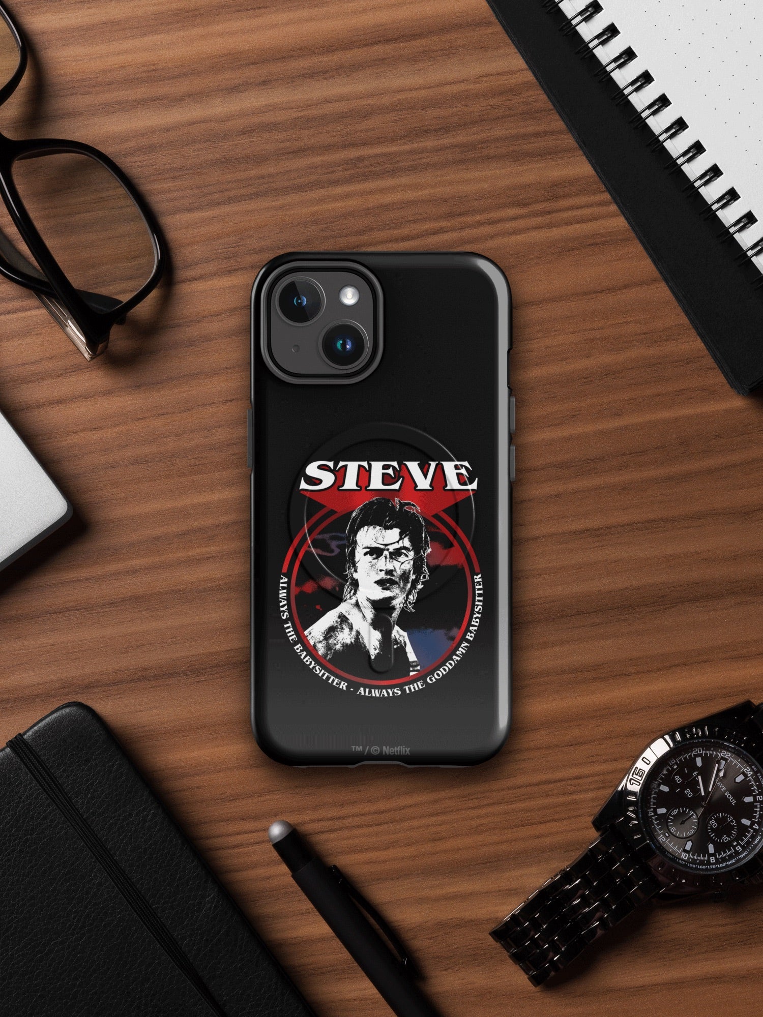 Stranger Things Steve iPhone® Magsafe Tough Case - Image 21