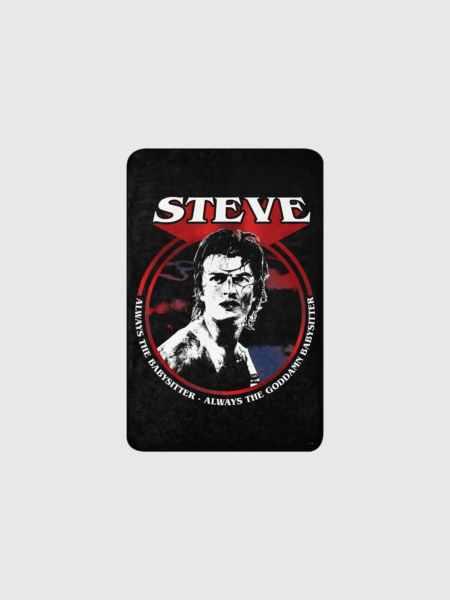 Stranger Things Steve Sherpa Blanket - Image 3