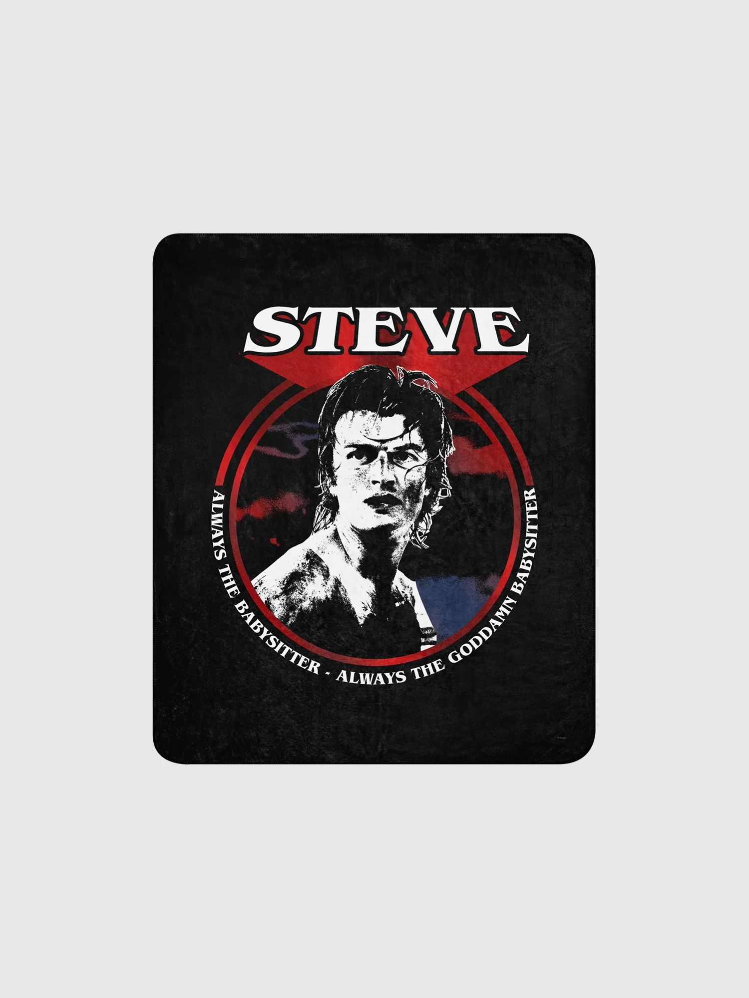 Stranger Things Steve Sherpa Blanket - Image 4