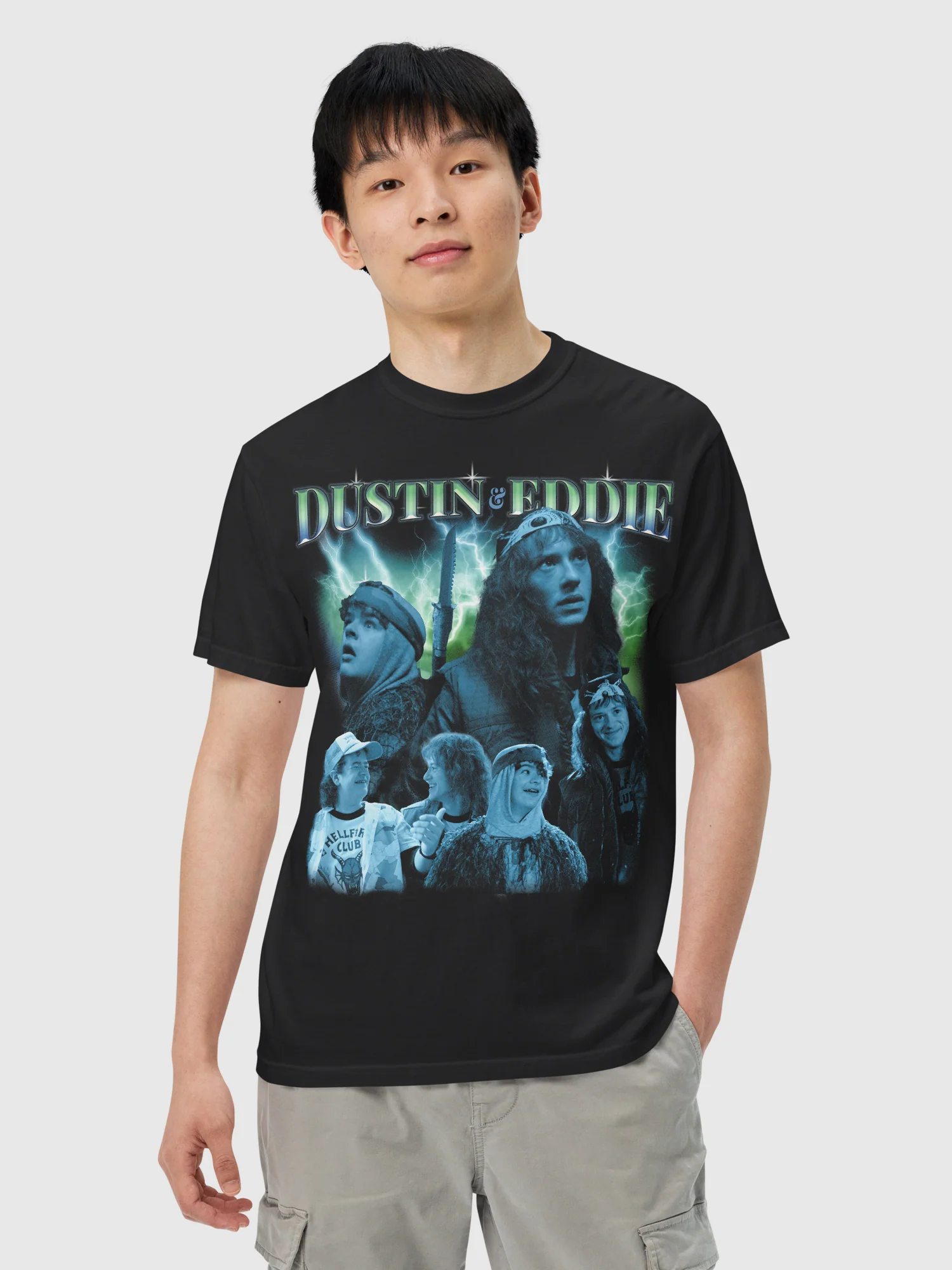 Stranger Things T-Shirt Dustin And Eddie Heartthrob - Image 2