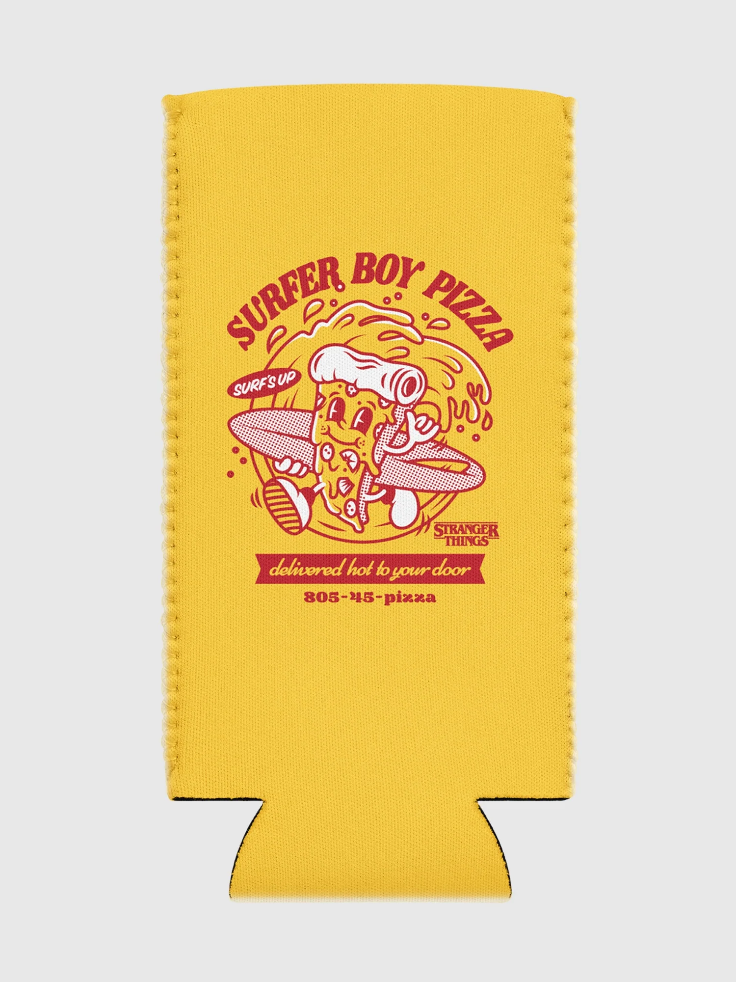 Stranger Things Surfer Boy Pizza Can Cooler - Image 4