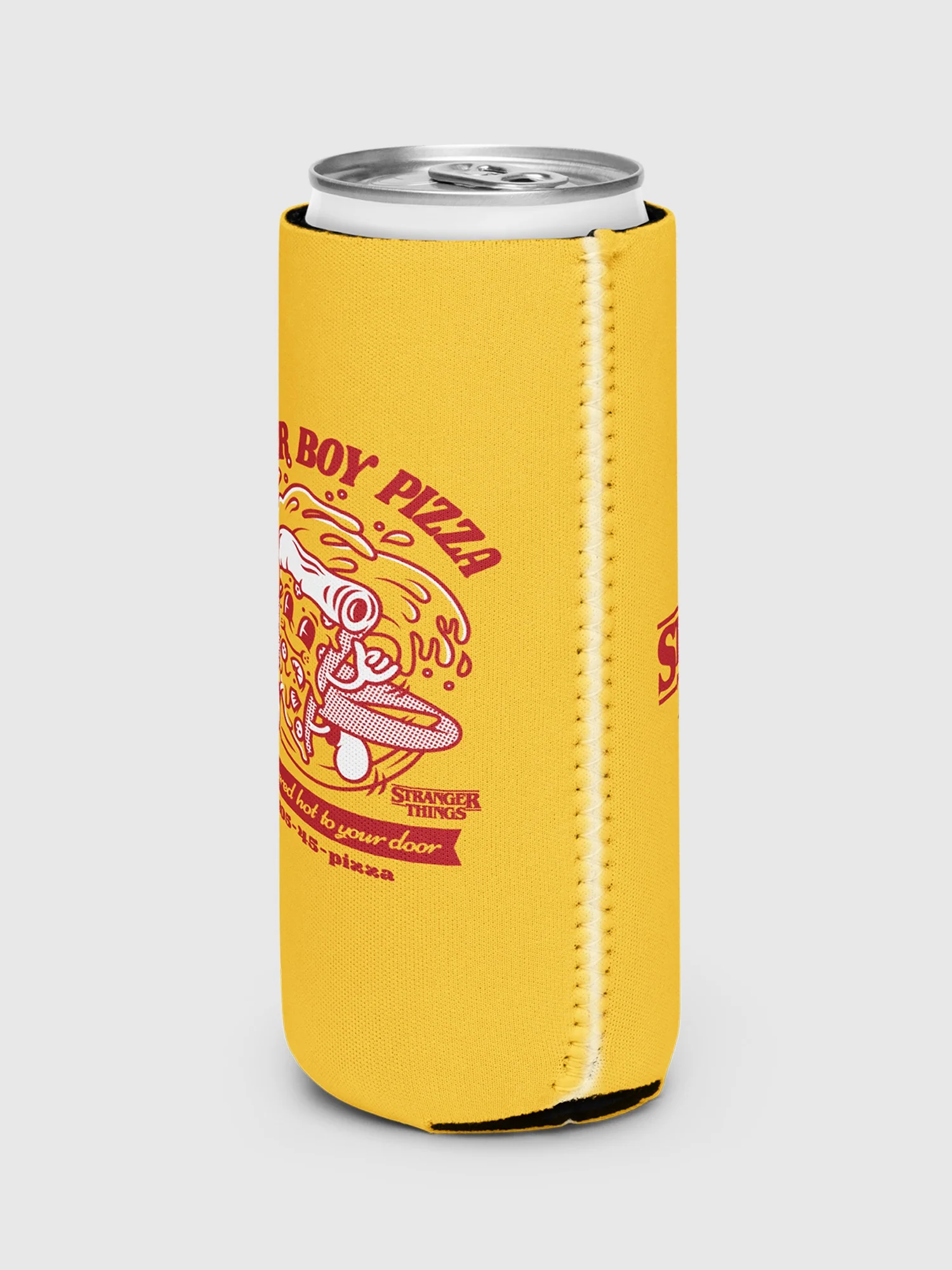 Stranger Things Surfer Boy Pizza Can Cooler - Image 6