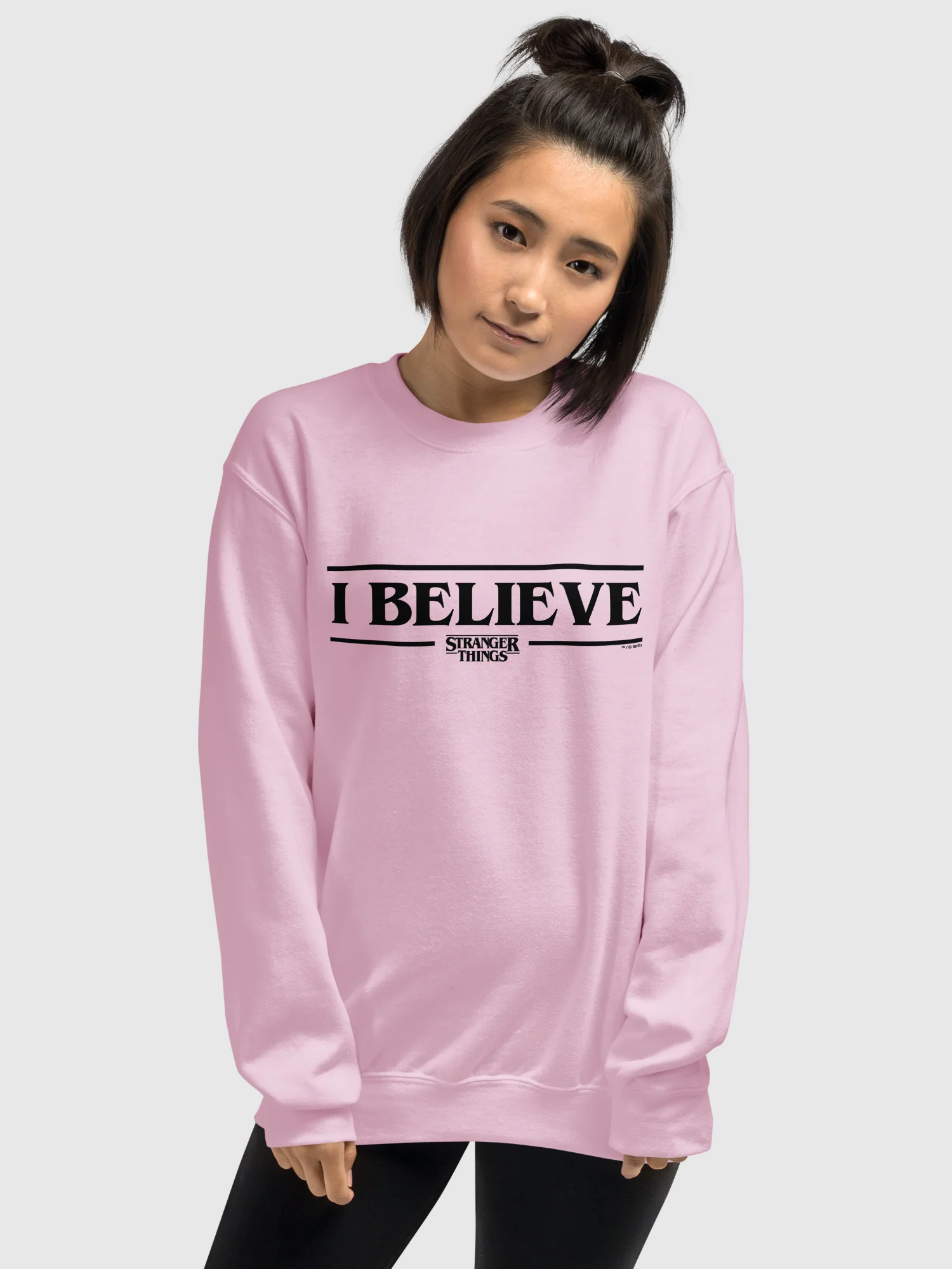 Stranger Things Sweatshirt I Believe - Image 4