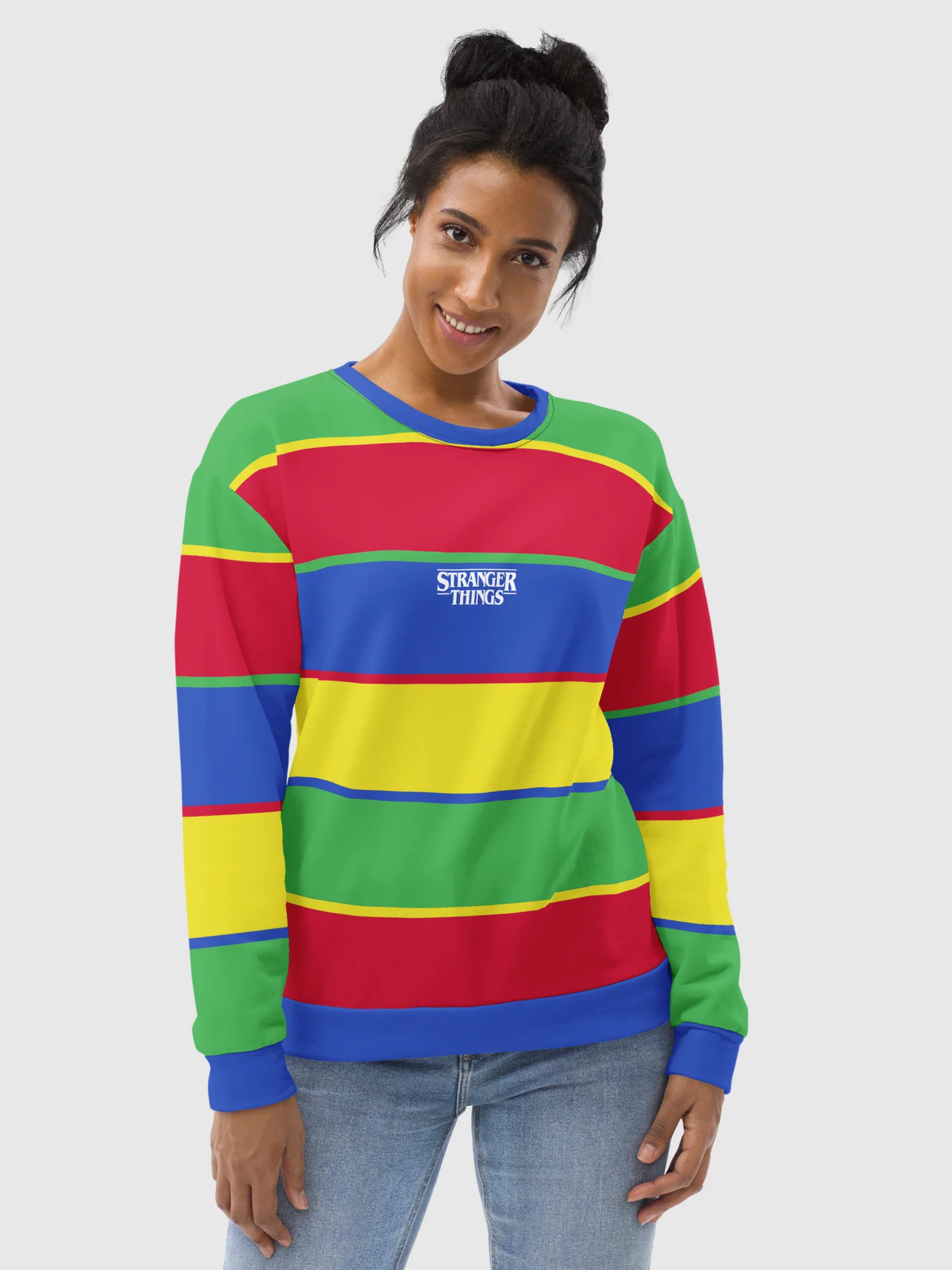 Stranger Things Crewneck Derek Stripes - Image 2