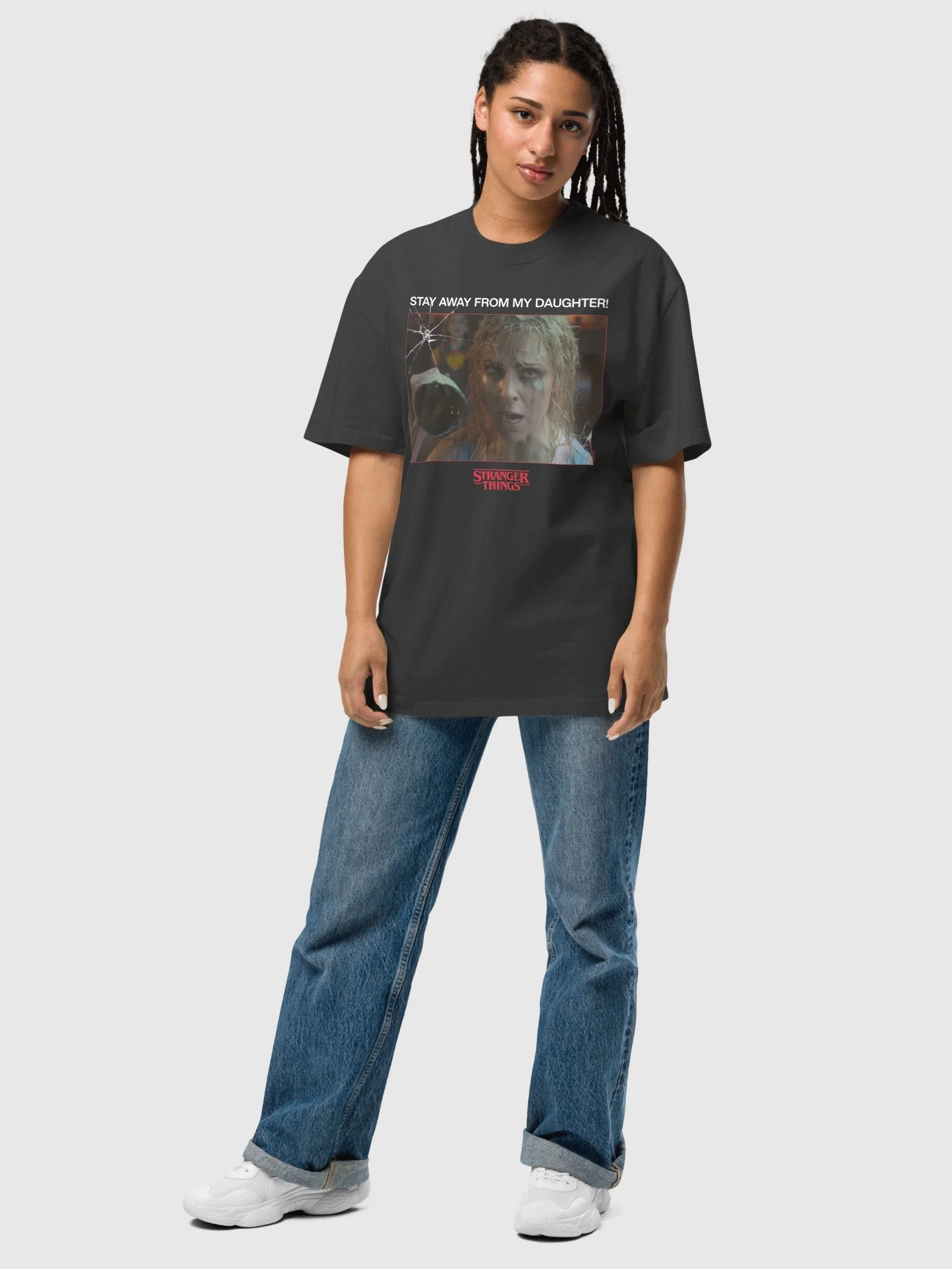 Stranger Things T-Shirt Karen Wheeler Oversized Faded - Image 2