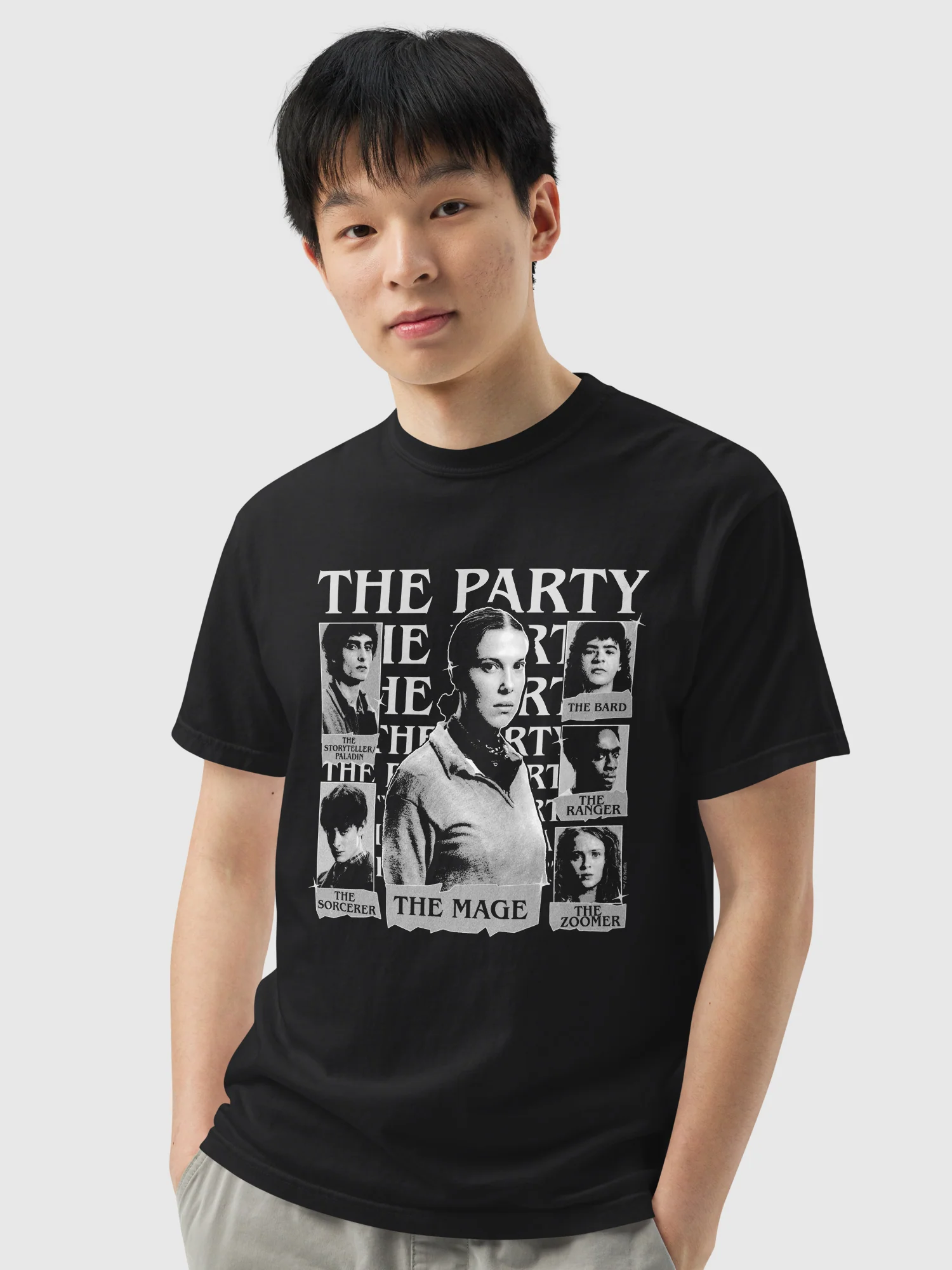 Stranger Things T-Shirt The Party Comfort Colors - Image 2