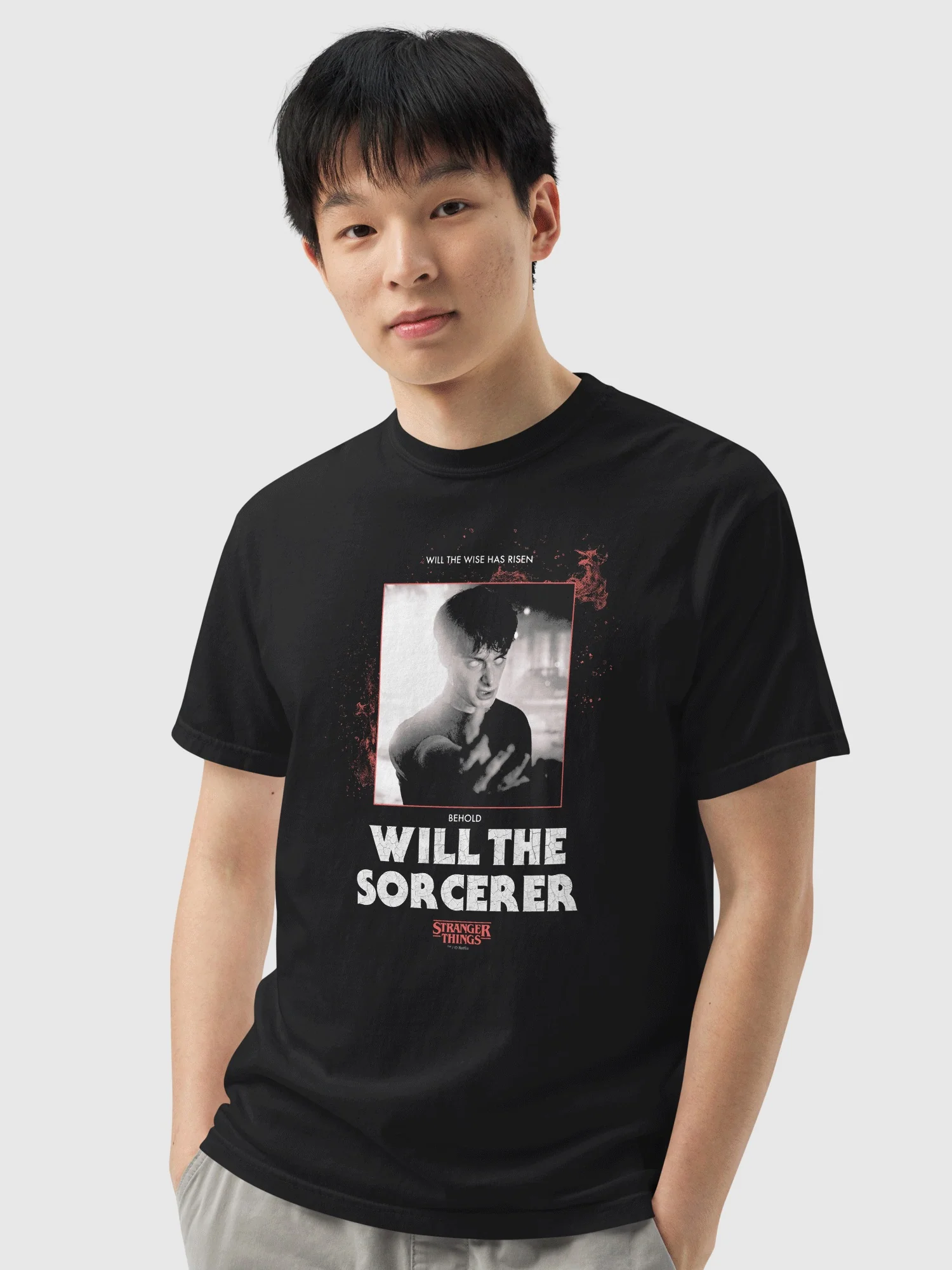 Stranger Things T-Shirt Will The Sorcerer Comfort Colors - Image 2