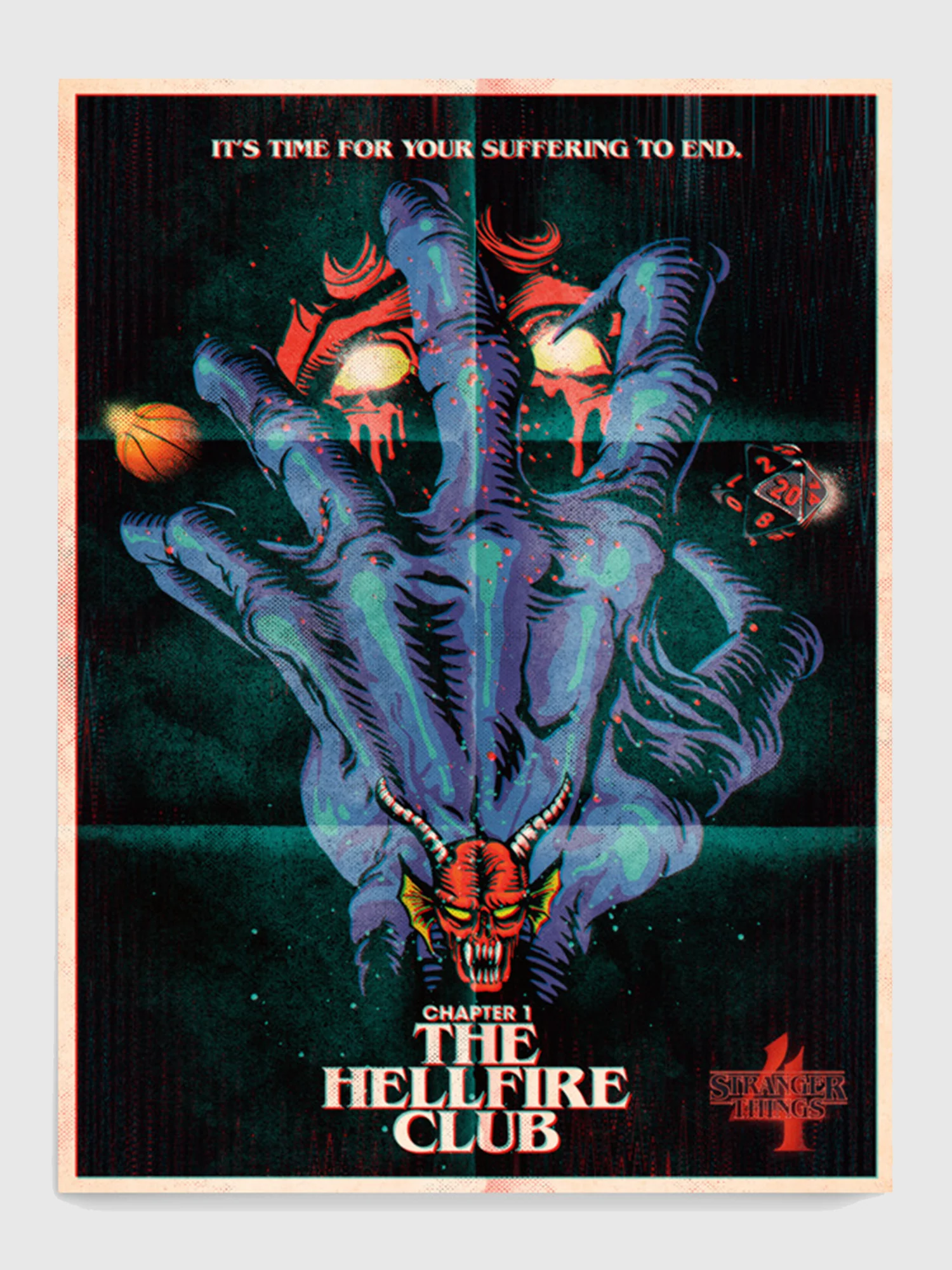 Stranger Things Season 4 x Butcher Billy The Hellfire Club Poster [18x24] - Image 2