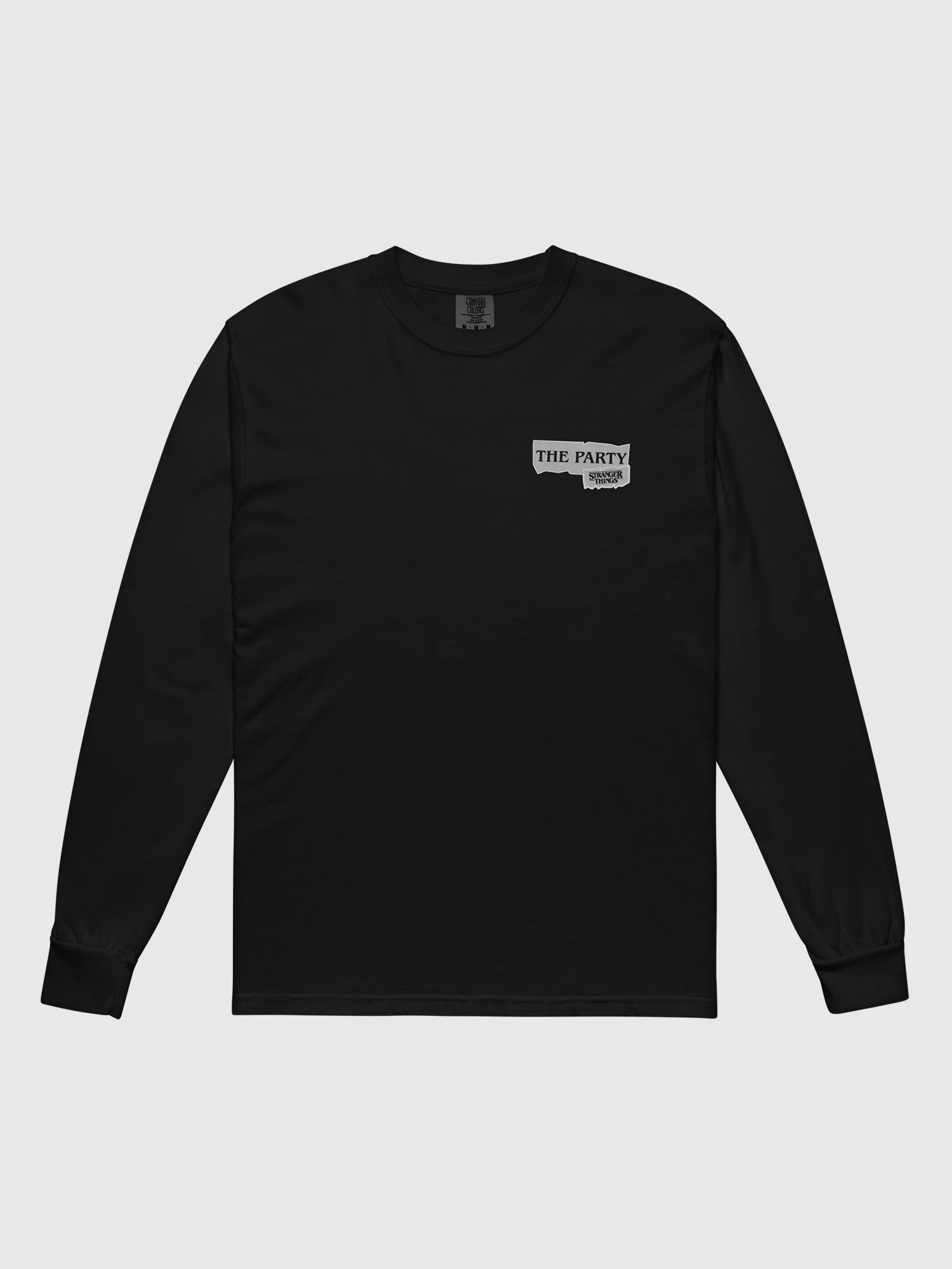 Stranger Things The Party Comfort Colors Long Sleeve T-Shirt - Image 2