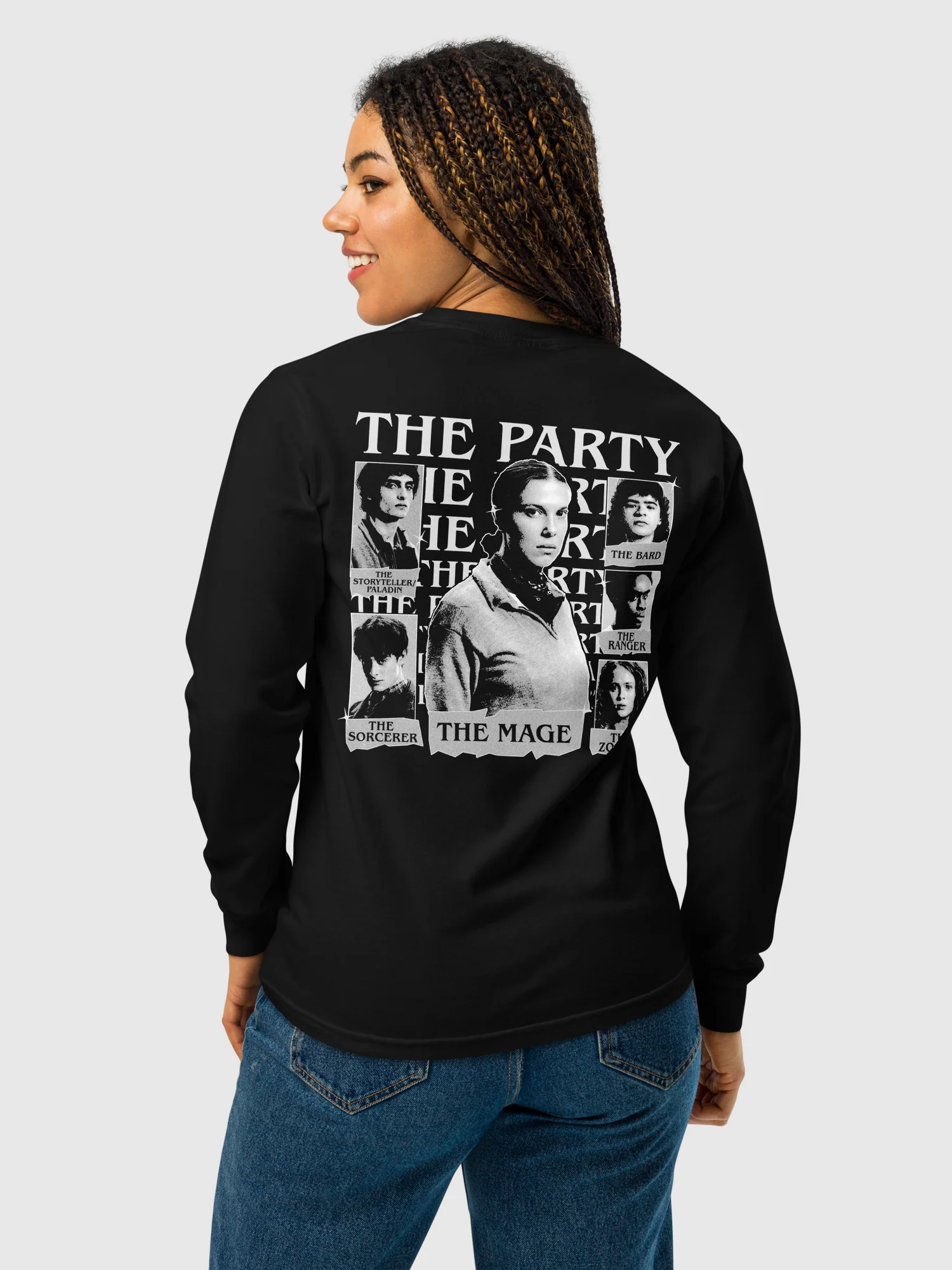 Stranger Things The Party Comfort Colors Long Sleeve T-Shirt - Image 3