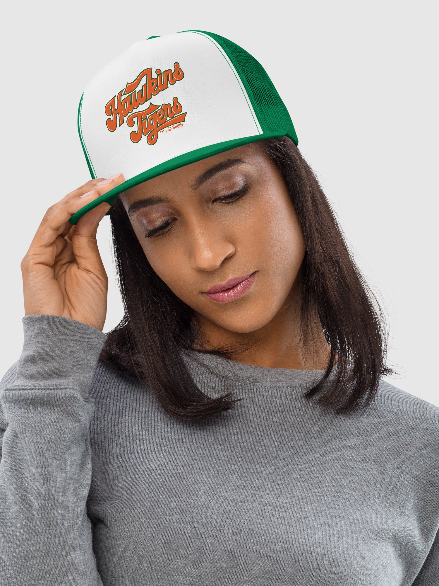 Stranger Things Trucker Hat Hawkins Tigers - Image 2