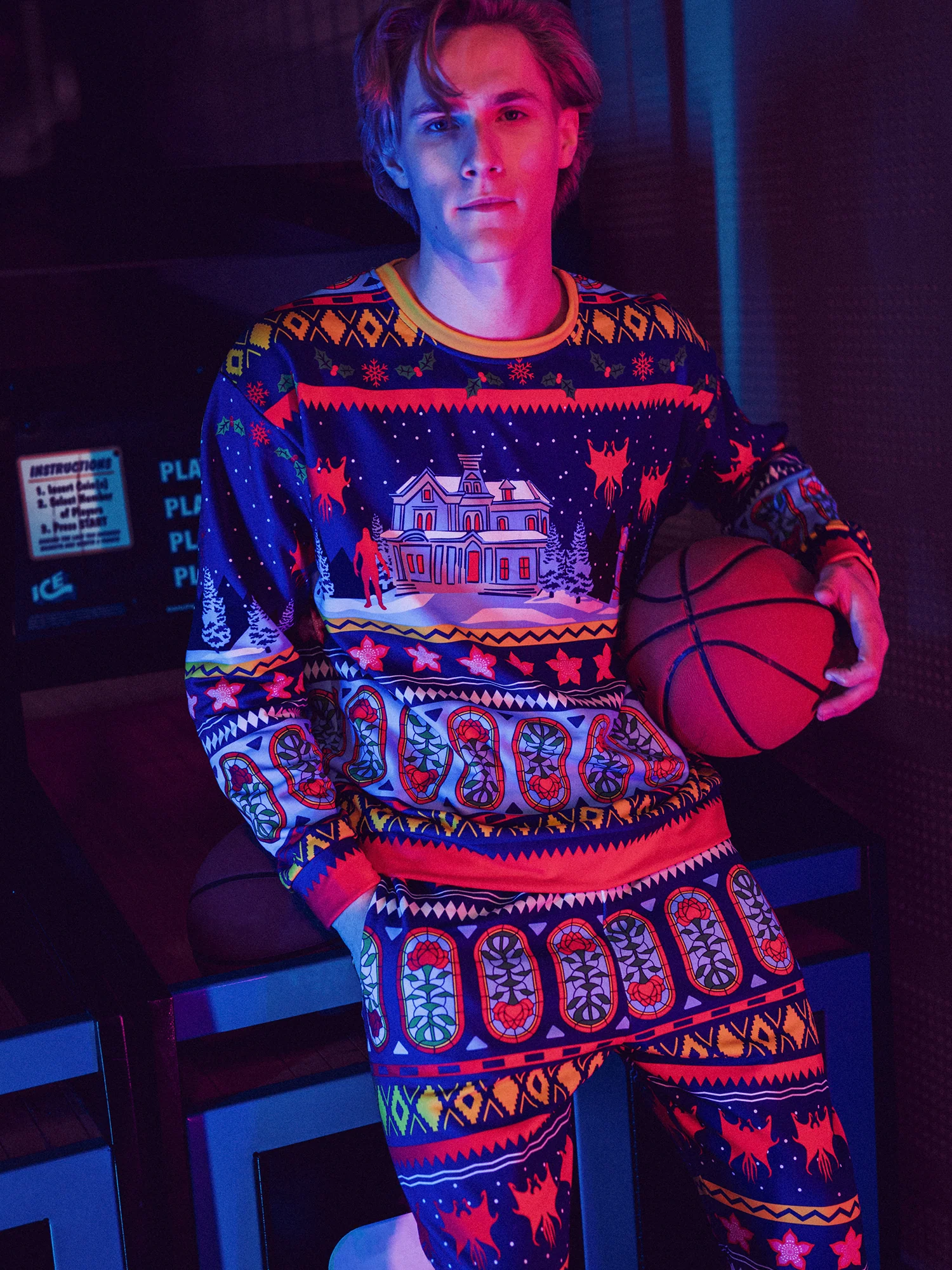 Stranger Things Hawkins Holiday Unisex Sweatshirt - Image 2