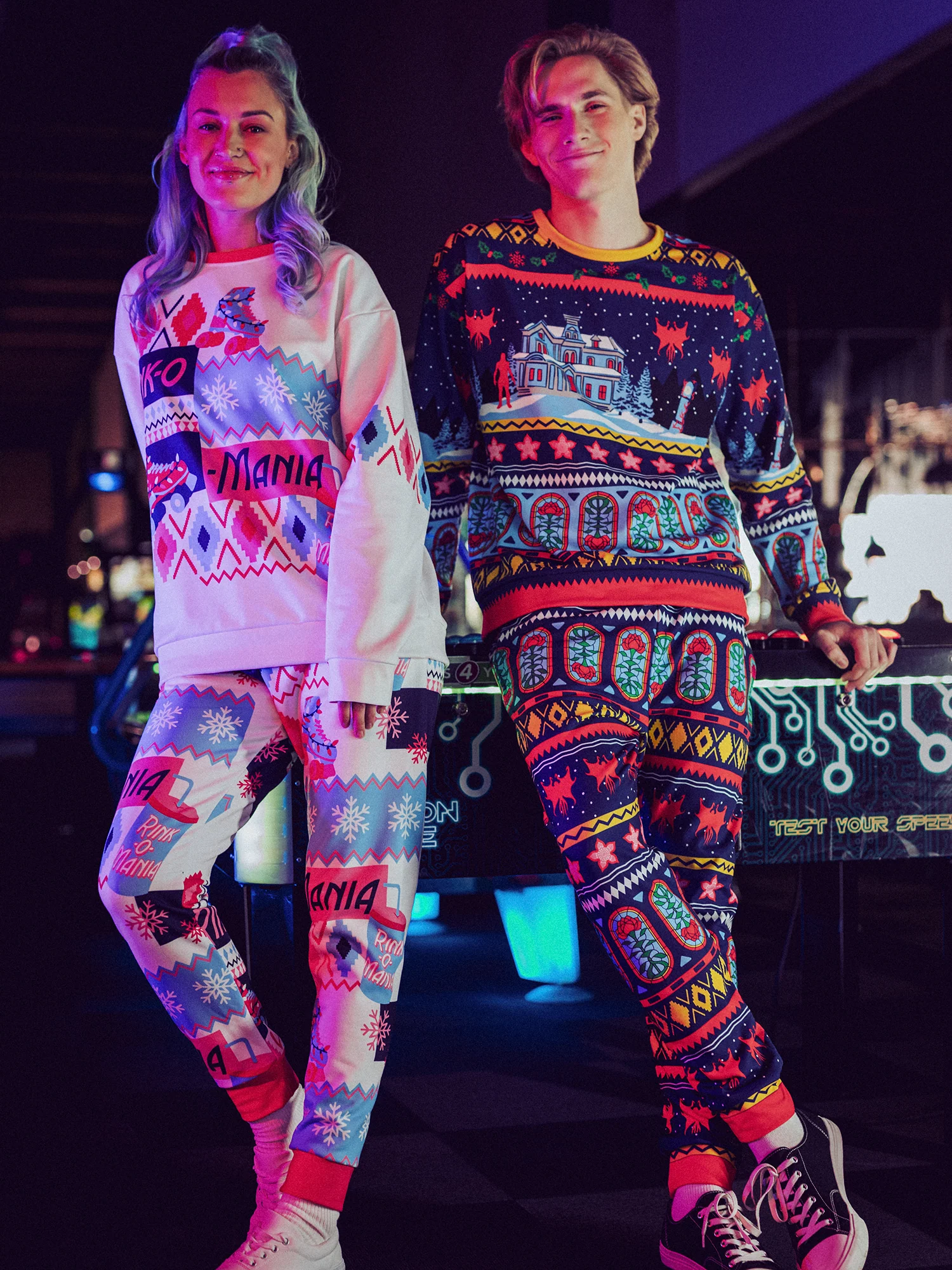 Stranger Things Hawkins Holiday Unisex Sweatshirt - Image 3