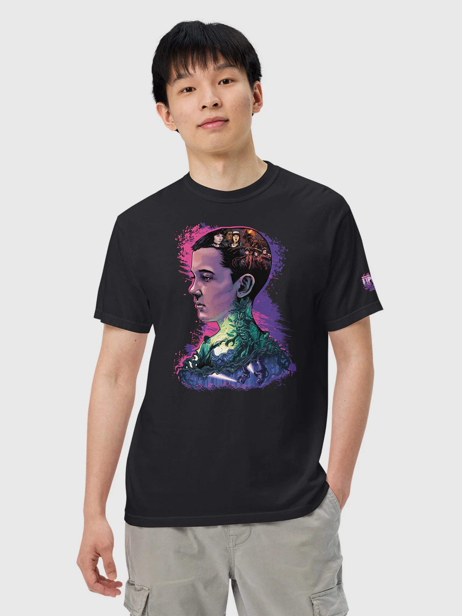 Stranger Things Upside Down Comfort Colors T-Shirt - Image 4