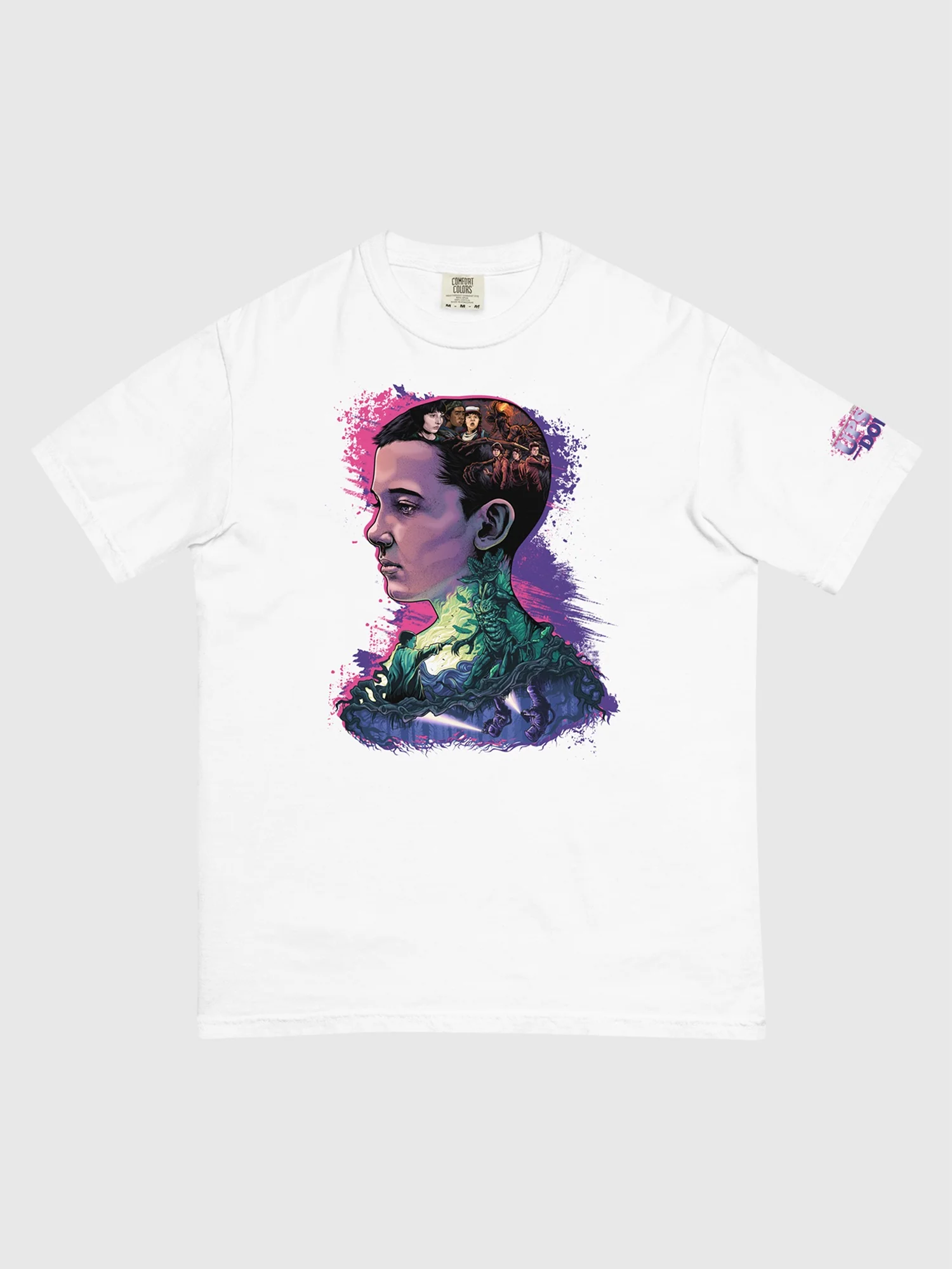 Stranger Things Upside Down Comfort Colors T-Shirt - Image 6