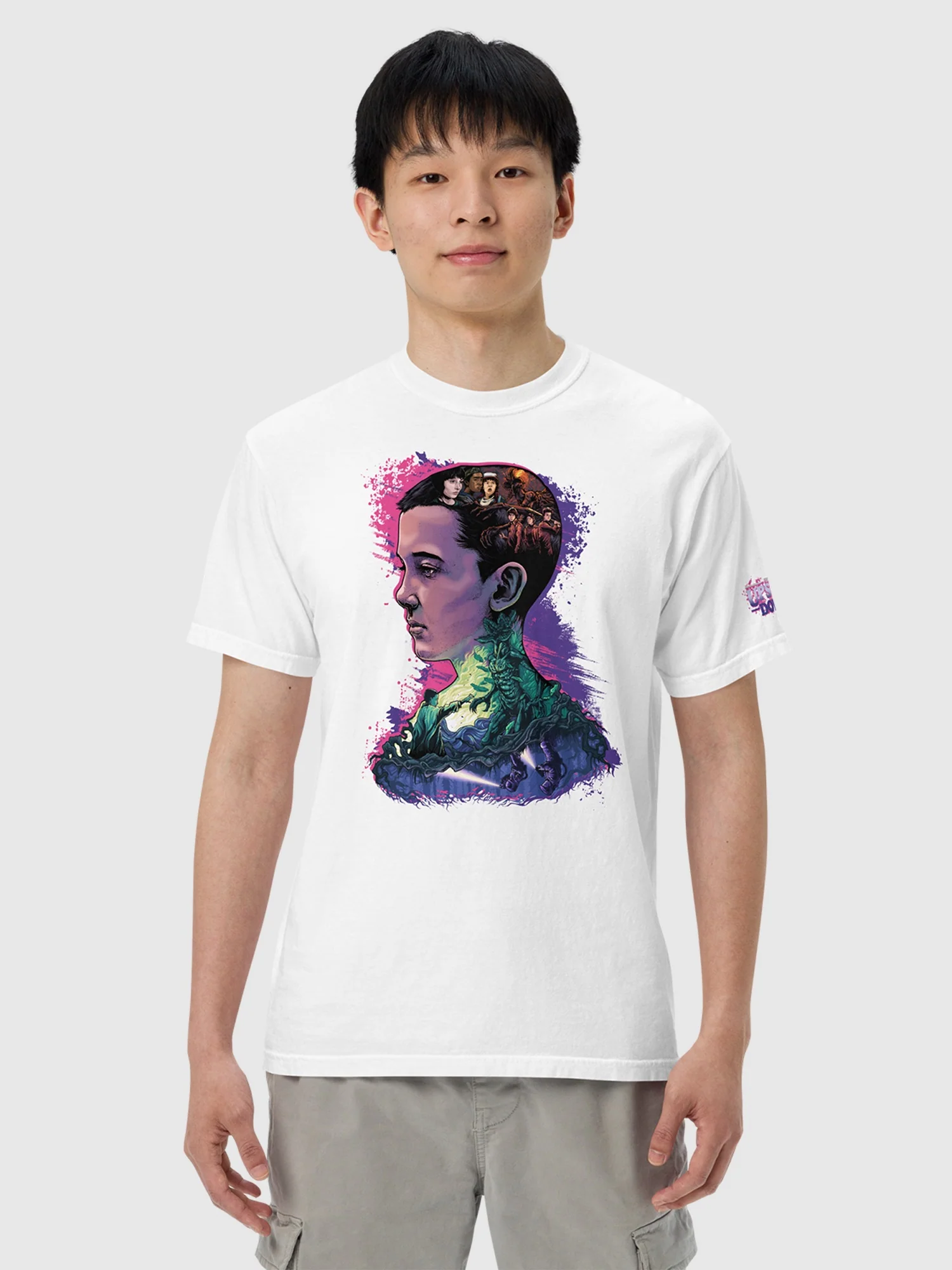 Stranger Things Upside Down Comfort Colors T-Shirt - Image 9