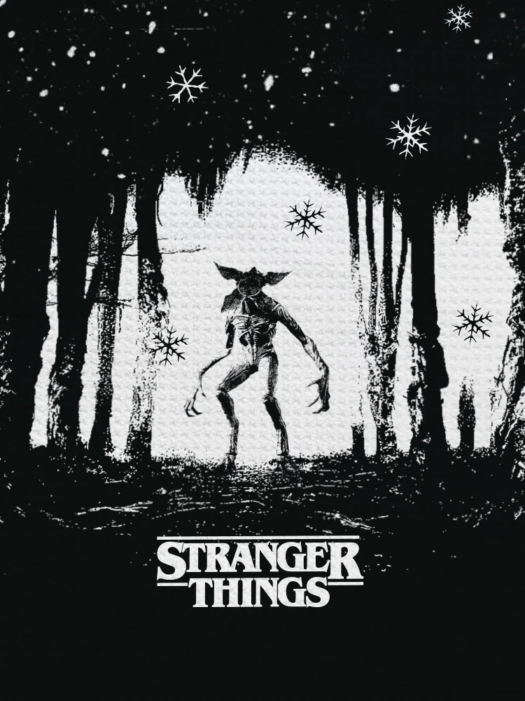Stranger Things Upside Down Holiday Kitchen Towel - Image 3