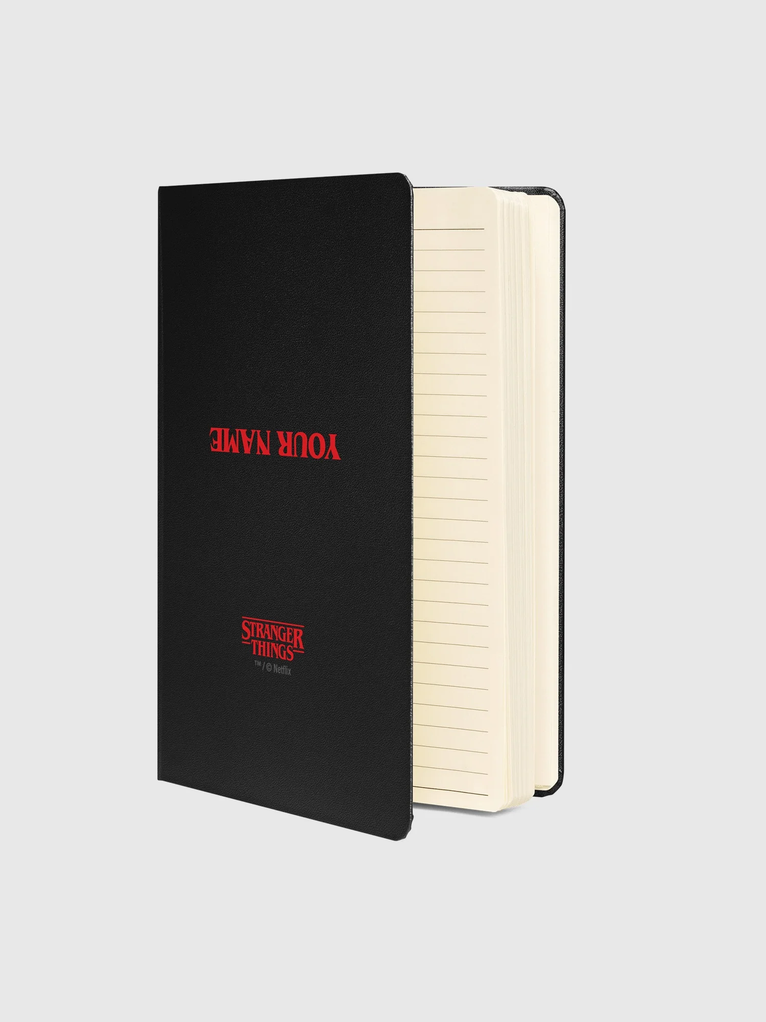 Stranger Things Upside Down Personalized Hardcover Notebook - Image 2