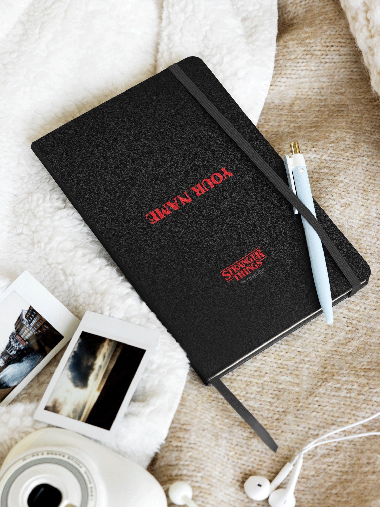 Stranger Things Upside Down Personalized Hardcover Notebook - Image 3