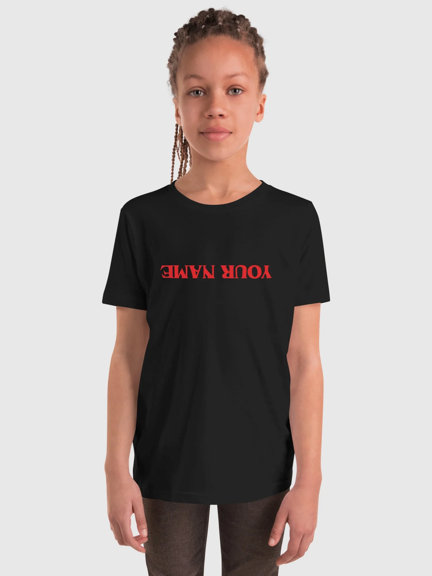 Stranger Things Upside Down Personalized Kids T-Shirt - Image 3