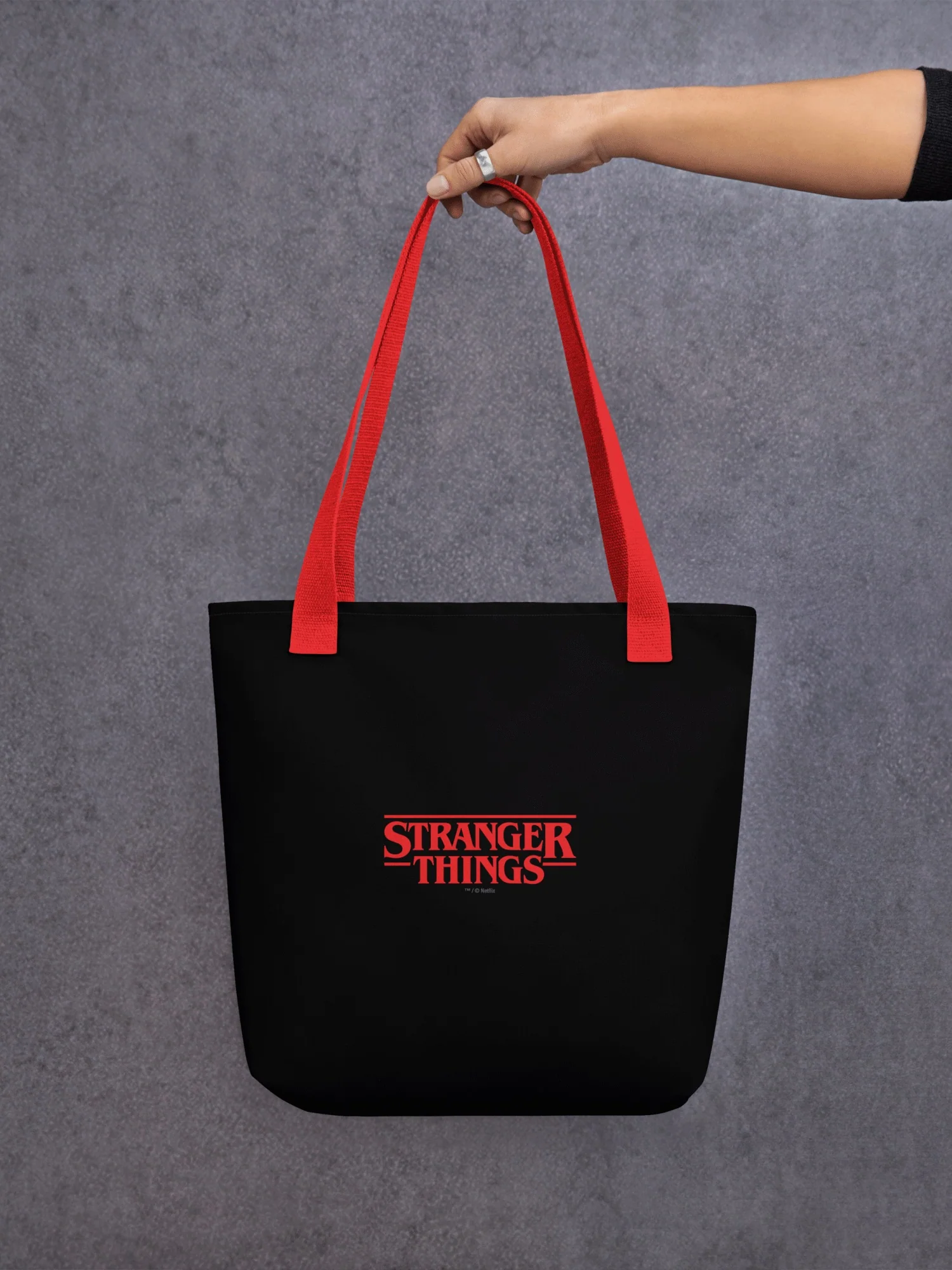 Stranger Things Upside Down Personalized Premium Tote Bag - Image 5