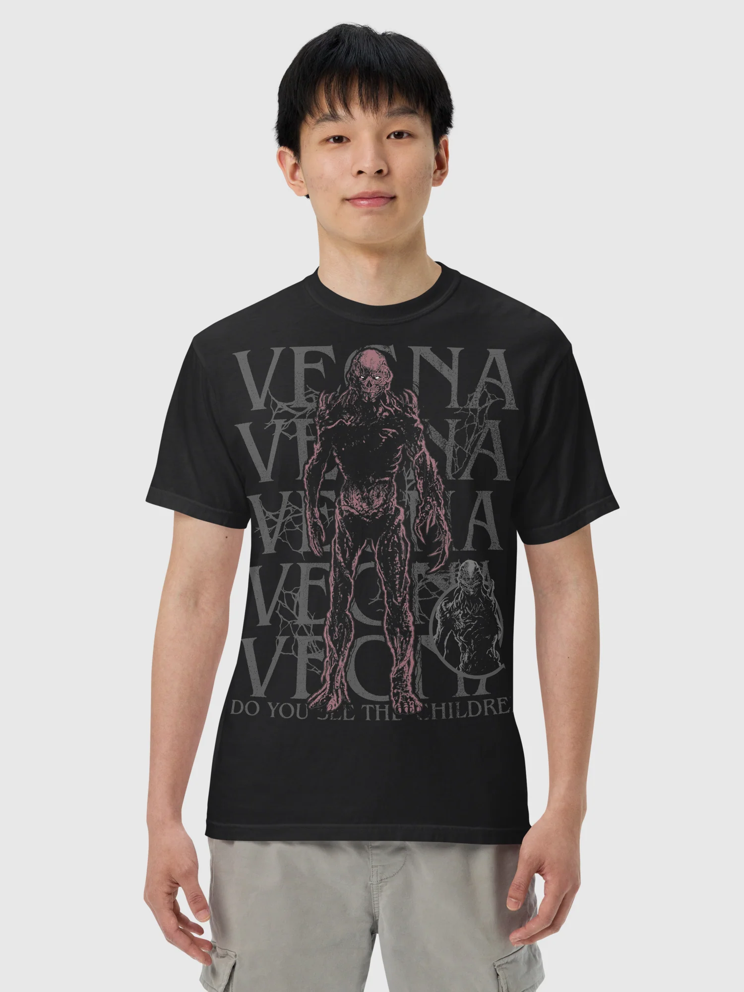Stranger Things Vecna T-Shirt Comfort Colors - Image 2