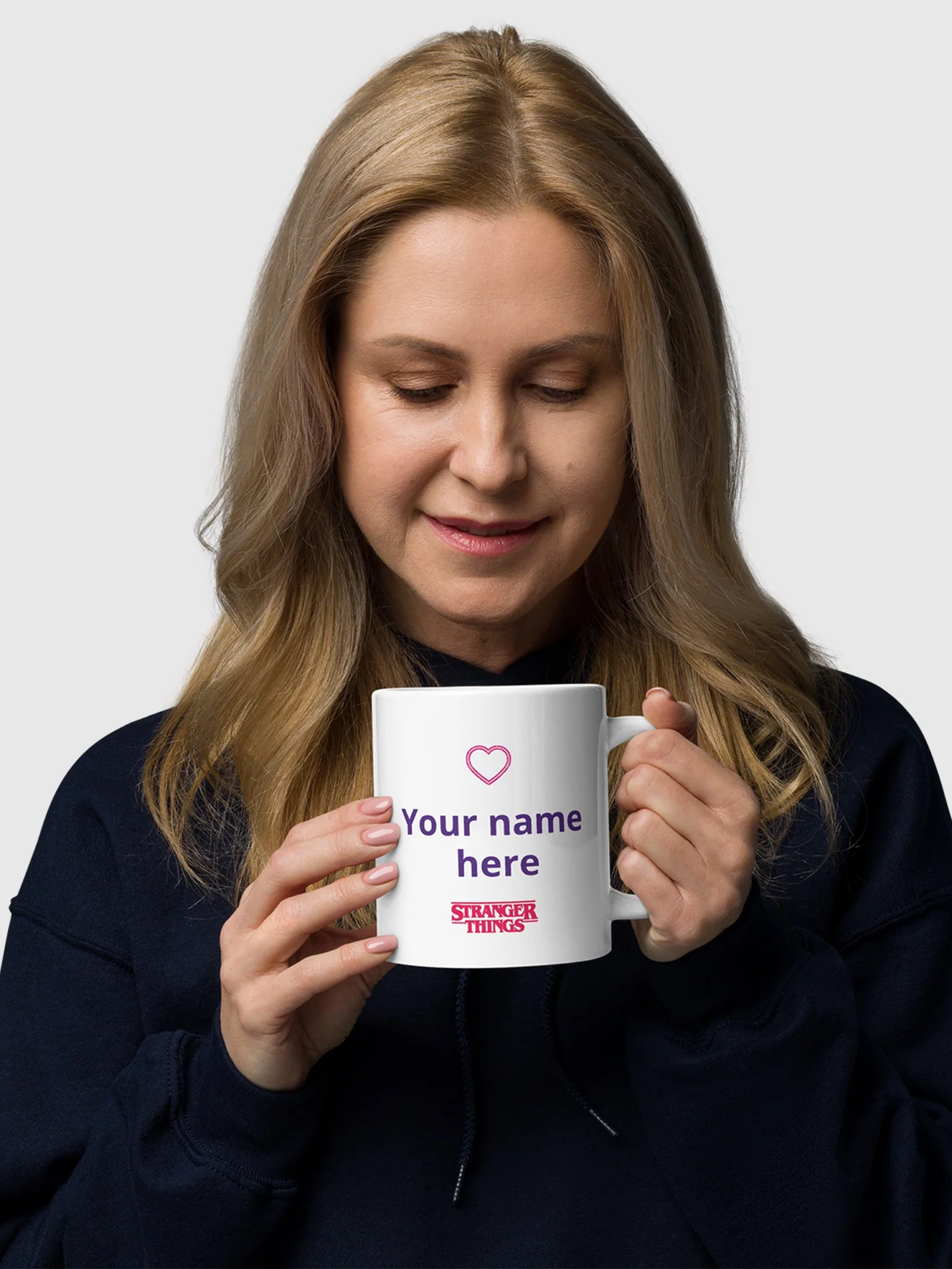 Stranger Things Waffley Cute Personalized Mug - Image 3