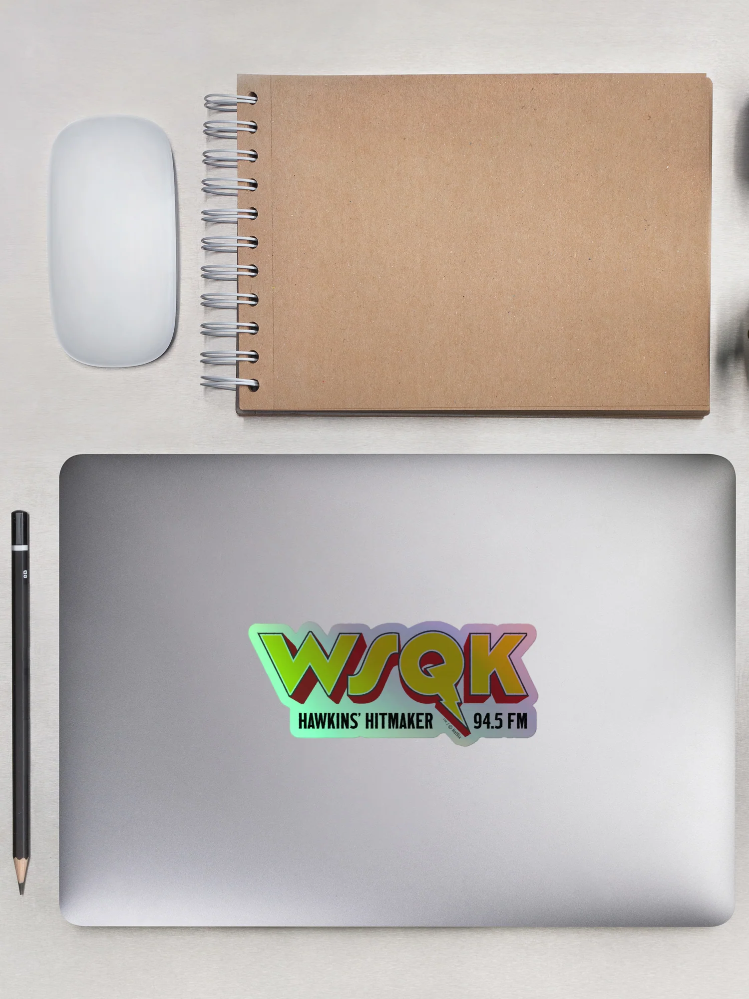 Stranger Things WSQK Holographic Sticker - Image 2