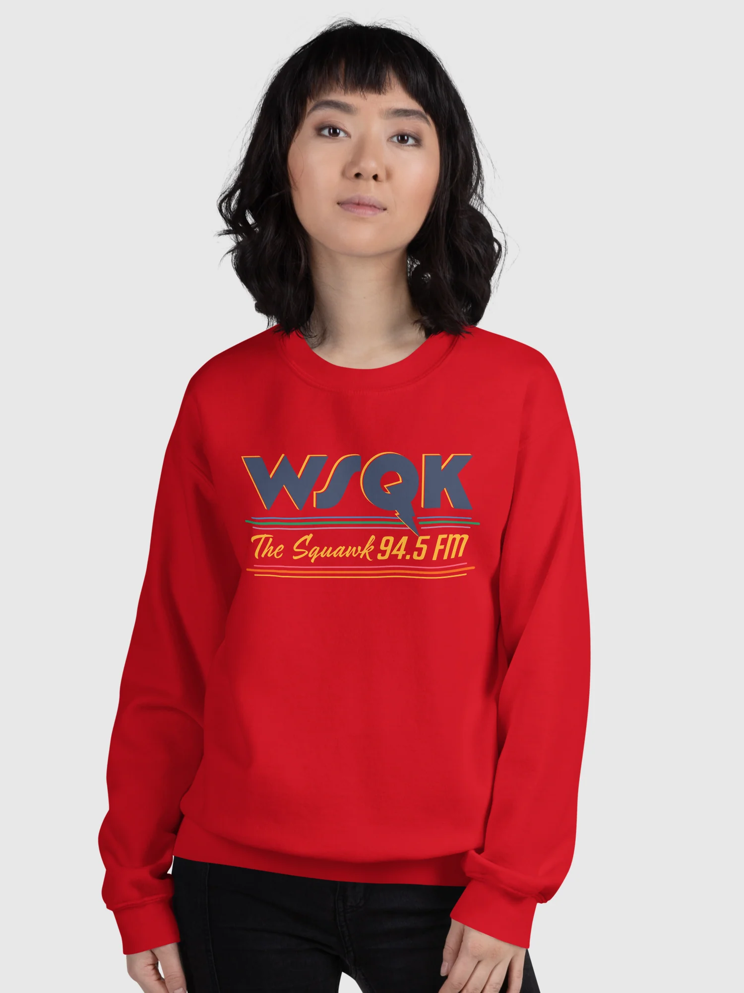 Stranger Things WSQK "The Squawk" Sweatshirt - Image 2