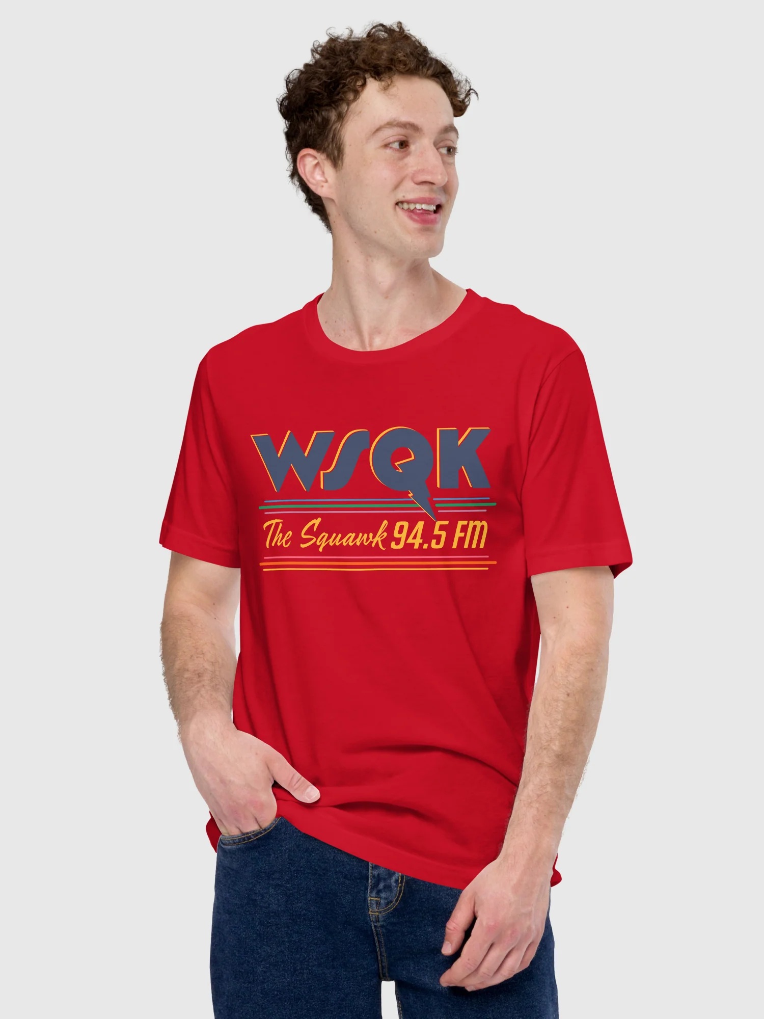 Stranger Things WSQK "The Squawk" T-Shirt - Image 2