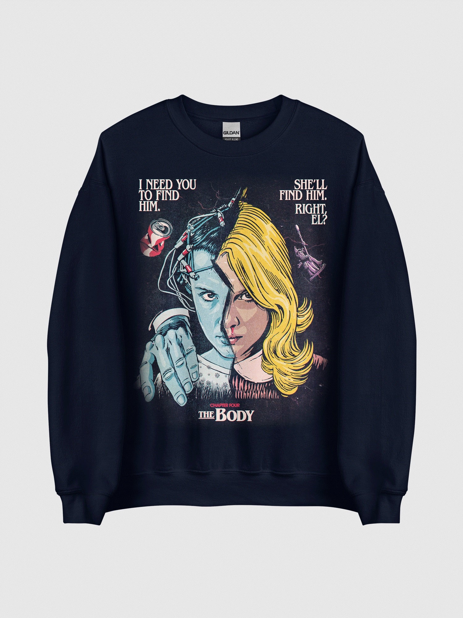 Stranger Things Season 1  x Butcher Billy The Body Sweatshirt - Image 2