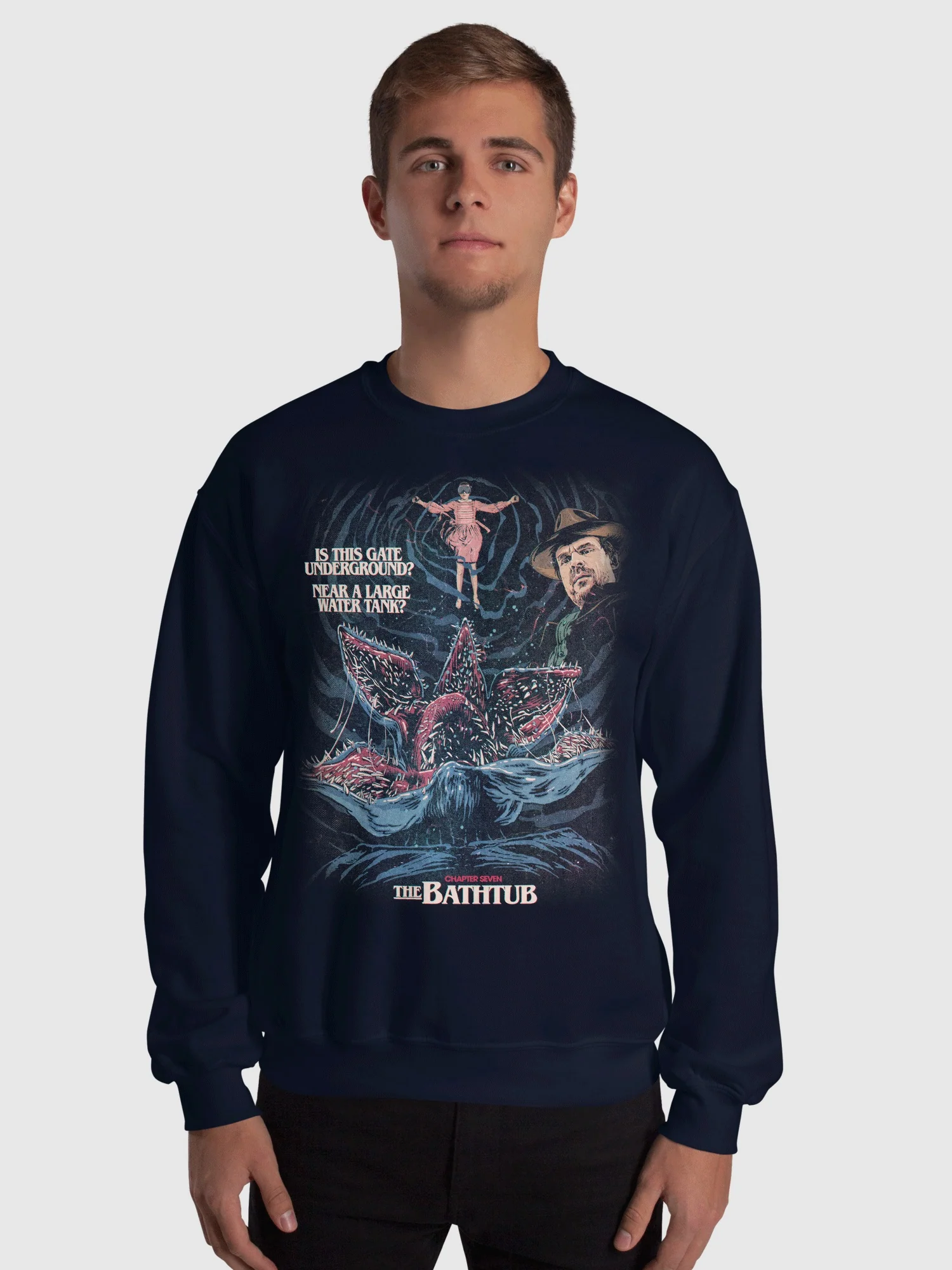 Stranger Things Season 1 x Butcher Billy The Bathtub Sweatshirt - Image 4