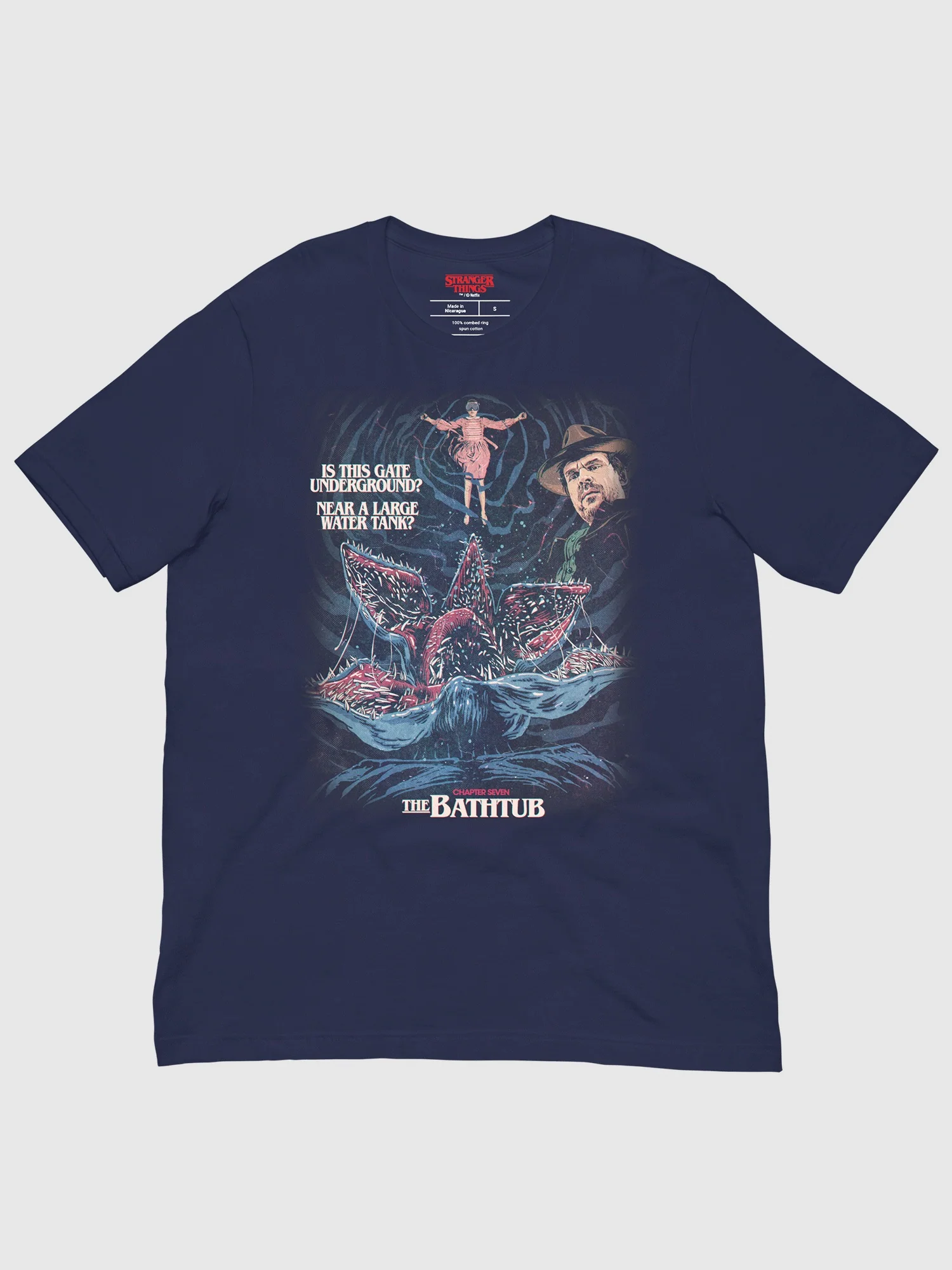 Stranger Things x Butcher Billy Season 1 The Bathtub T-Shirt - Image 2