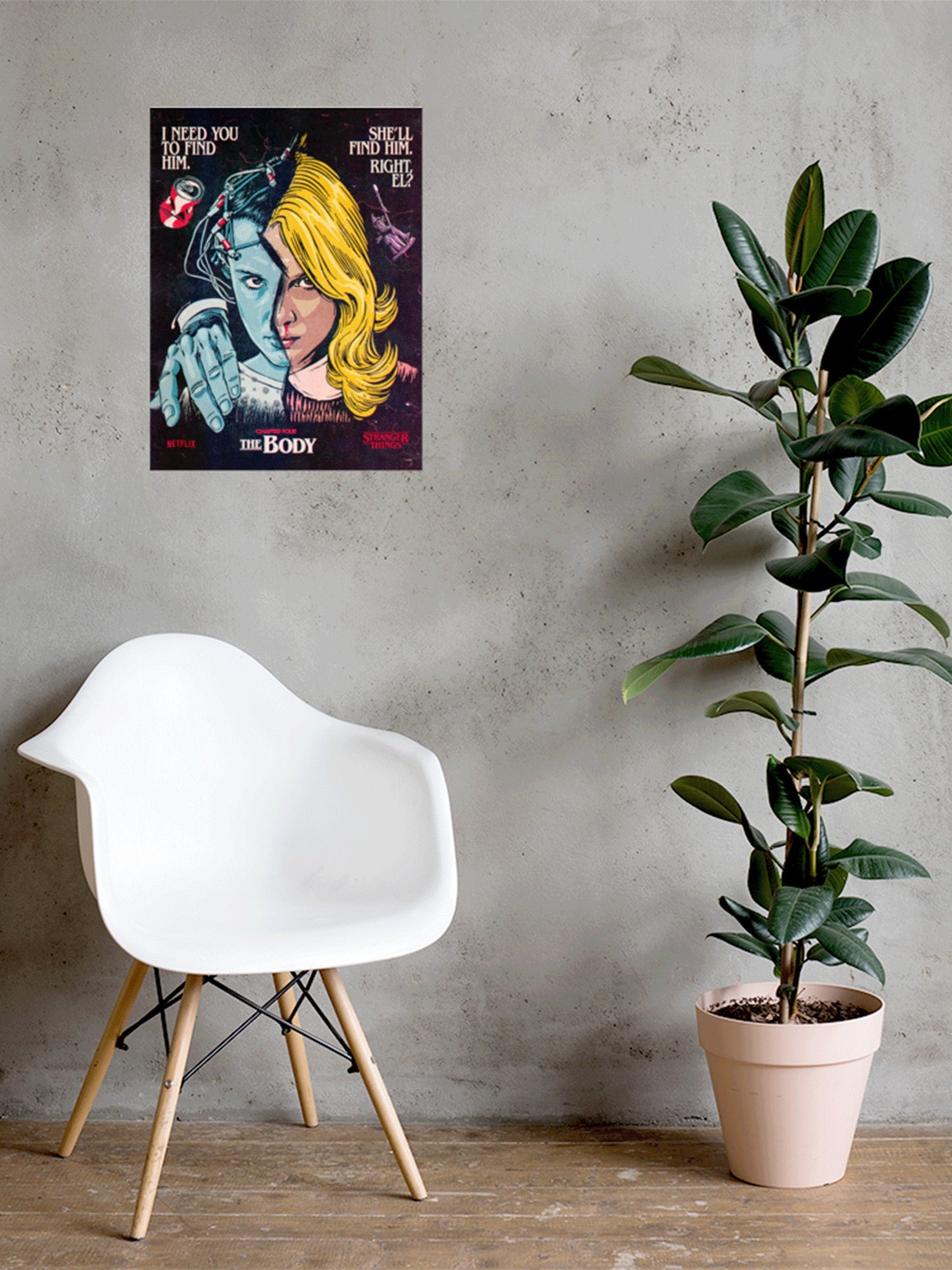 Stranger Things Season 1 x Butcher Billy The Body Poster - Image 2