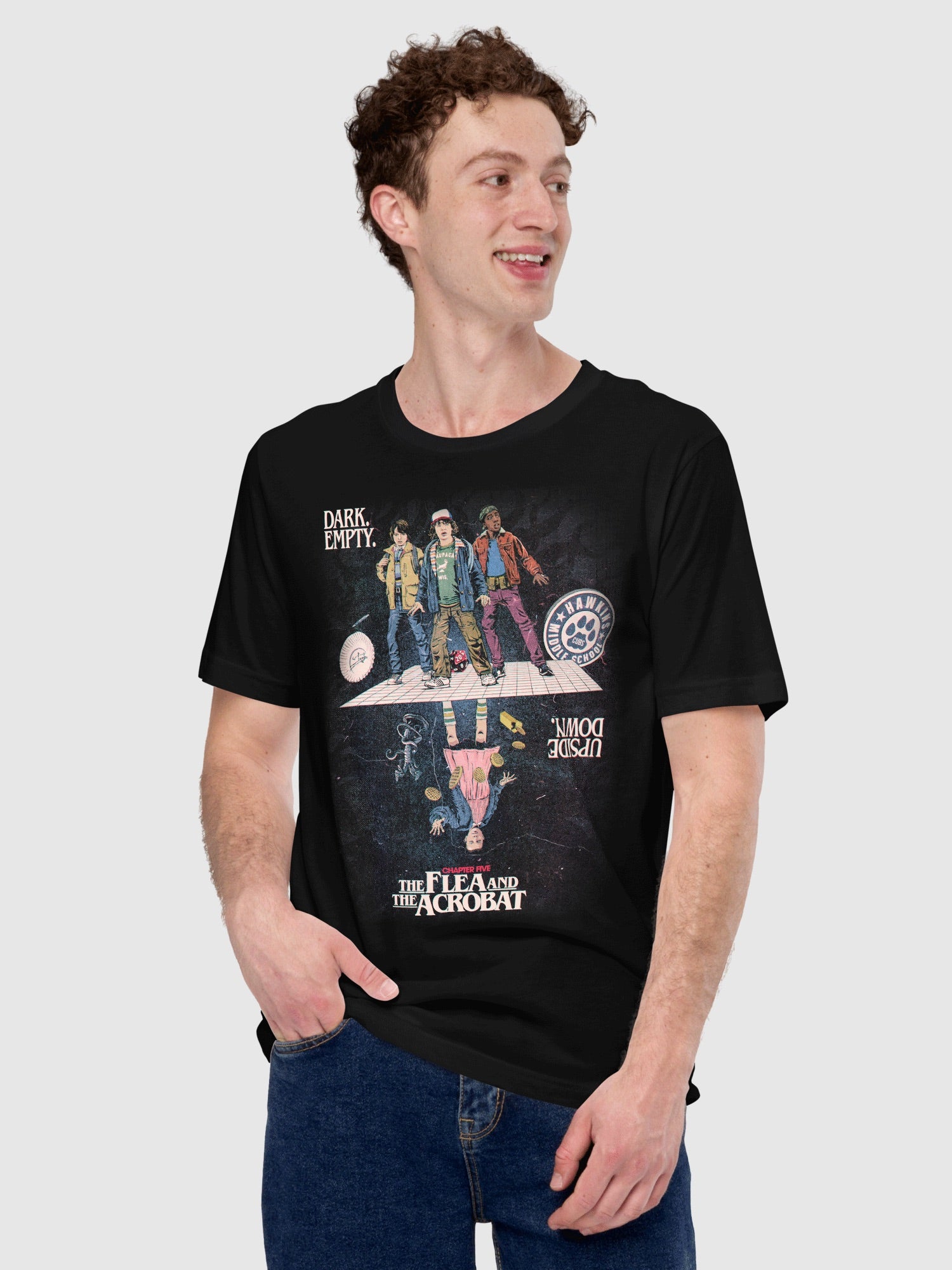 Stranger Things x Butcher Billy Season 1 The Flea and The Acrobat T-Shirt - Image 2
