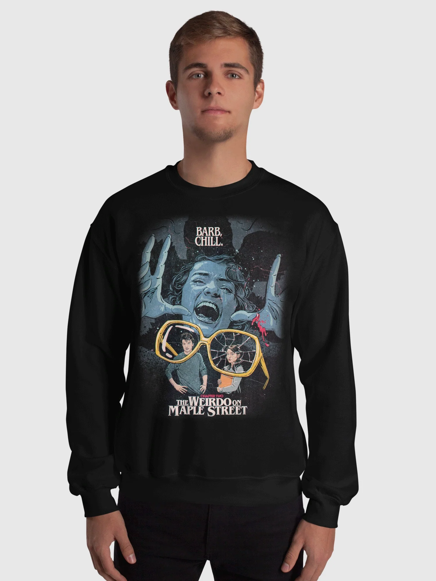 Stranger Things Season 1  x Butcher Billy Weirdo on Maple Street Sweatshirt - Image 3