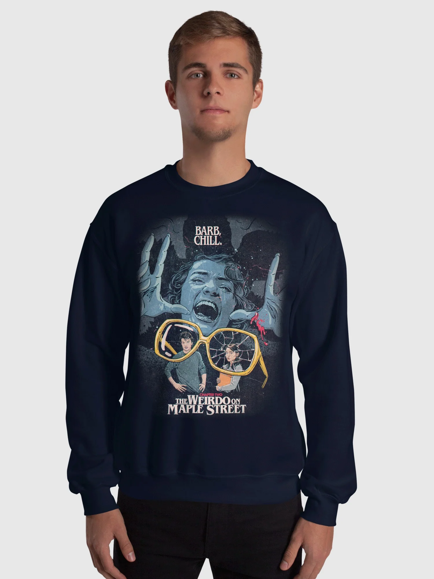 Stranger Things Season 1  x Butcher Billy Weirdo on Maple Street Sweatshirt - Image 4